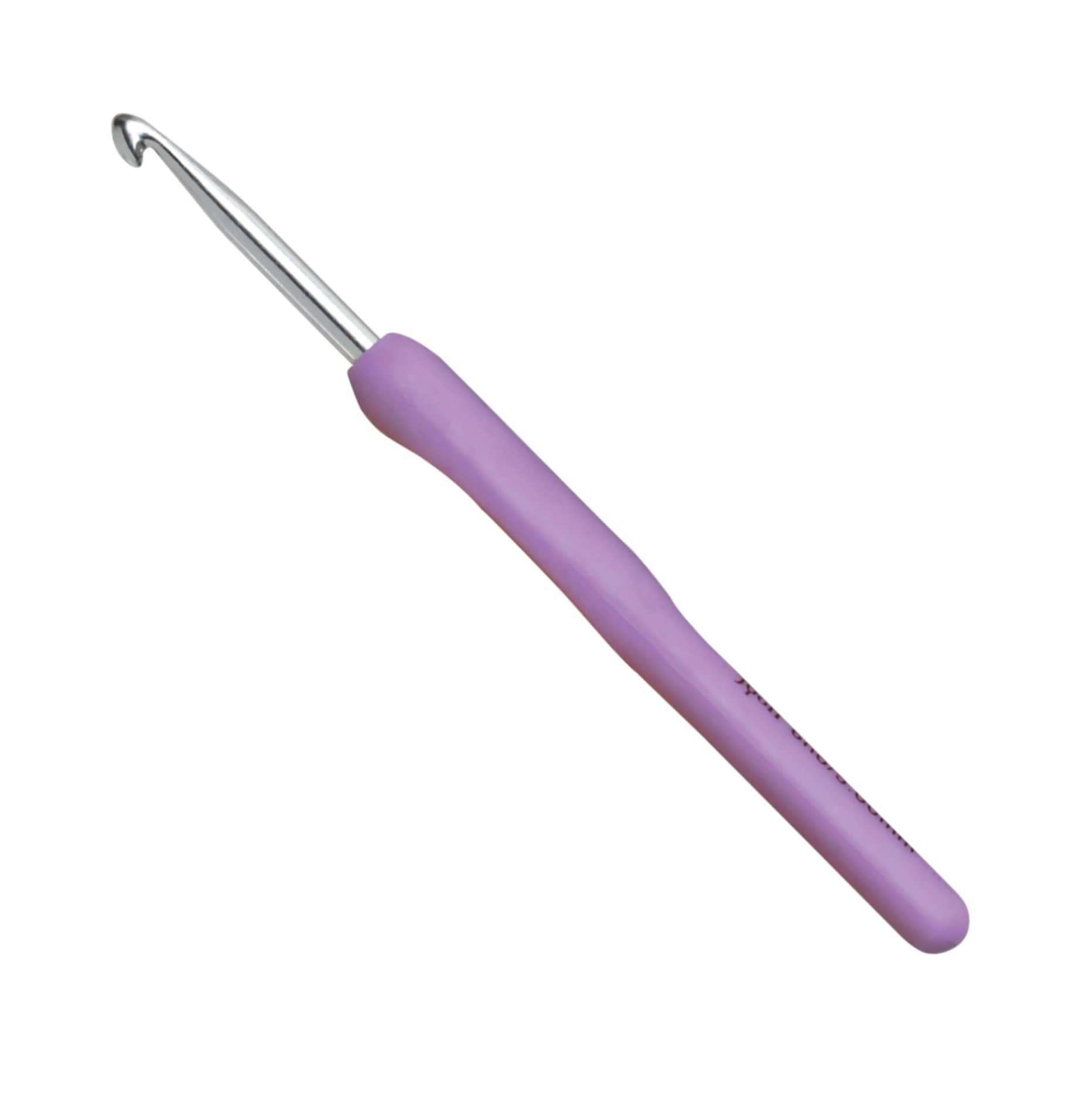 Jyoti Crochet Hook Aluminium with Plastic Handle for Wool Work, Hand Knitted Sewing DIY Craft Weaving Needle, Ideal for Sweaters, Purses, Scarves, Hats, 15710 (6"/15cm of Size 6 / 5mm) - 5 Pieces - Stationery | Buy online on ZillyBuy