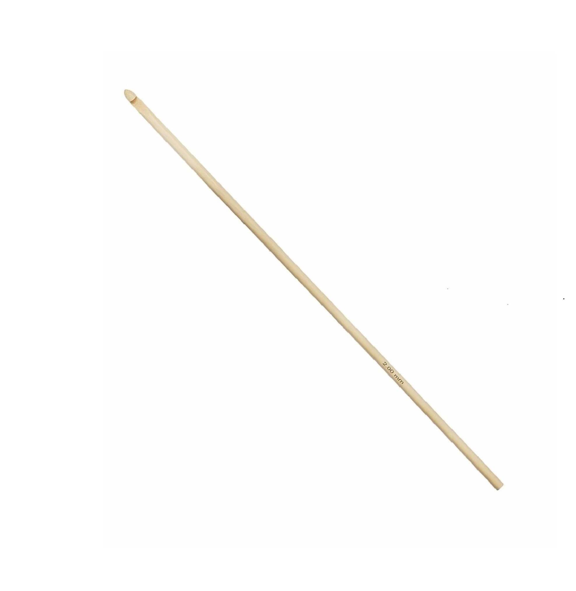     			Jyoti Crochet Hook Bamboo for Wool Work, Hand Knitted Sewing DIY Craft Weaving Needle, Ideal for Sweaters, Purses, Scarves, Sling Bag, Hats, Booties, 15876 (6"/15cm of Size 13/2.25mm) - 10 Pieces