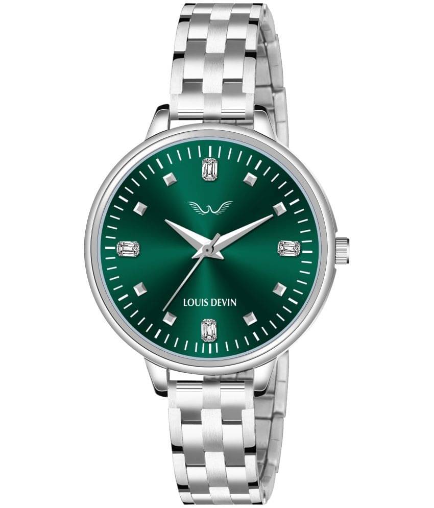     			LOUIS DEVIN Silver Metal Analog Womens Watch