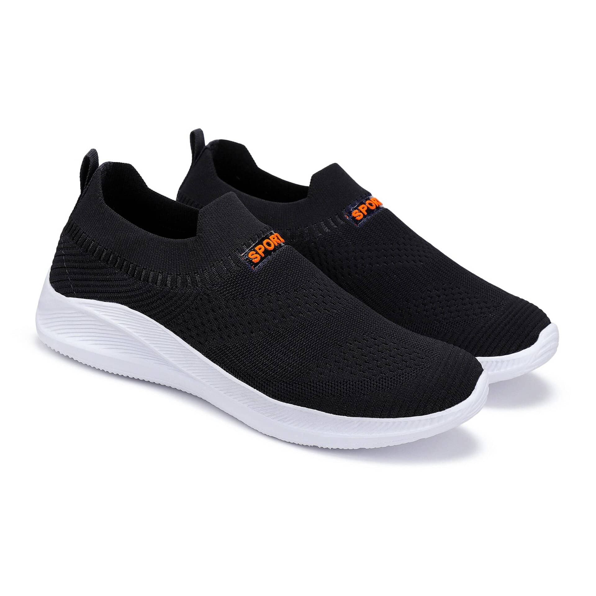 PENNEN Sports Walking Stylish Black Men's Slip-on Shoes - Casual Shoes | Buy online on ZillyBuy