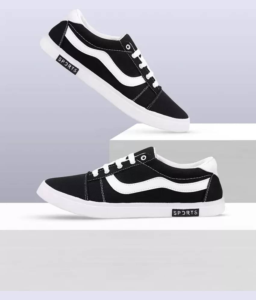 PENNEN Sports Walking Stylish Black Men's Lifestyle Shoes