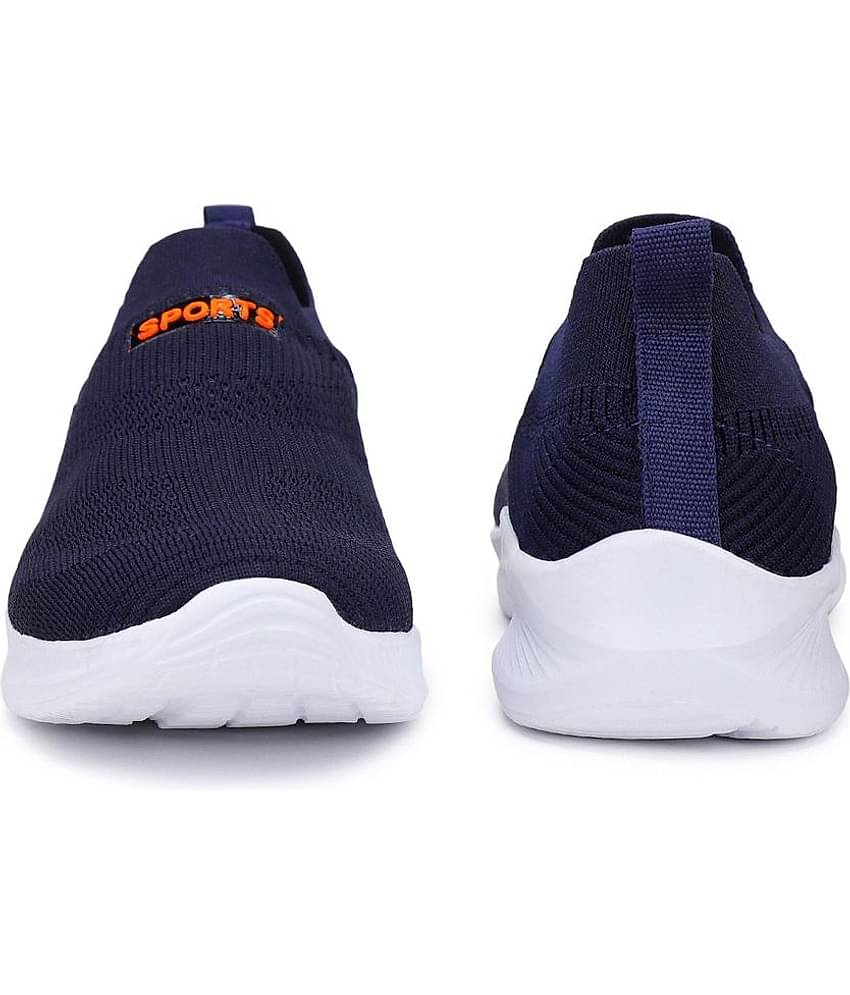 PENNEN Sports Walking Stylish Navy Men's Slip-on Shoes