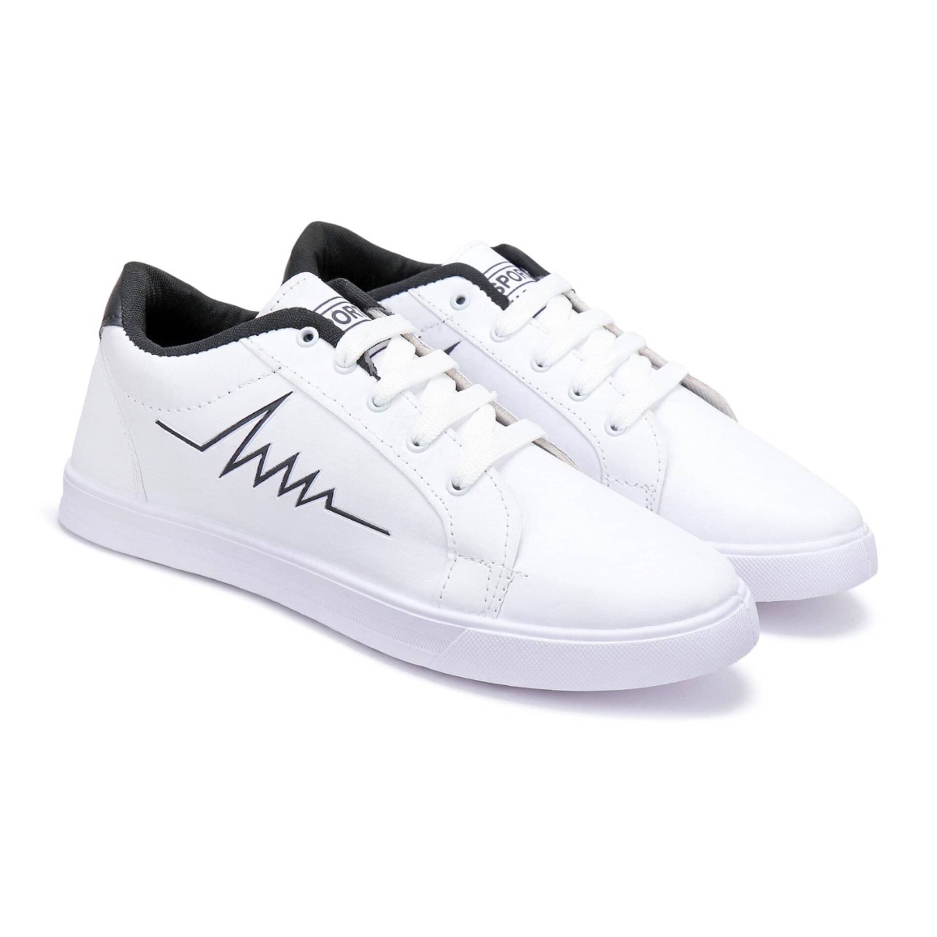     			PENNEN Sports Walking Stylish White Men's Lifestyle Shoes