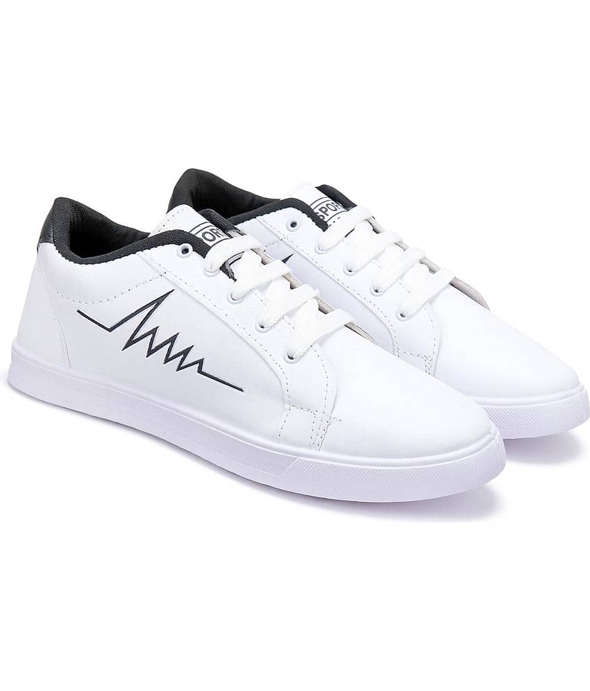 PENNEN Sports Walking Stylish White Men's Lifestyle Shoes