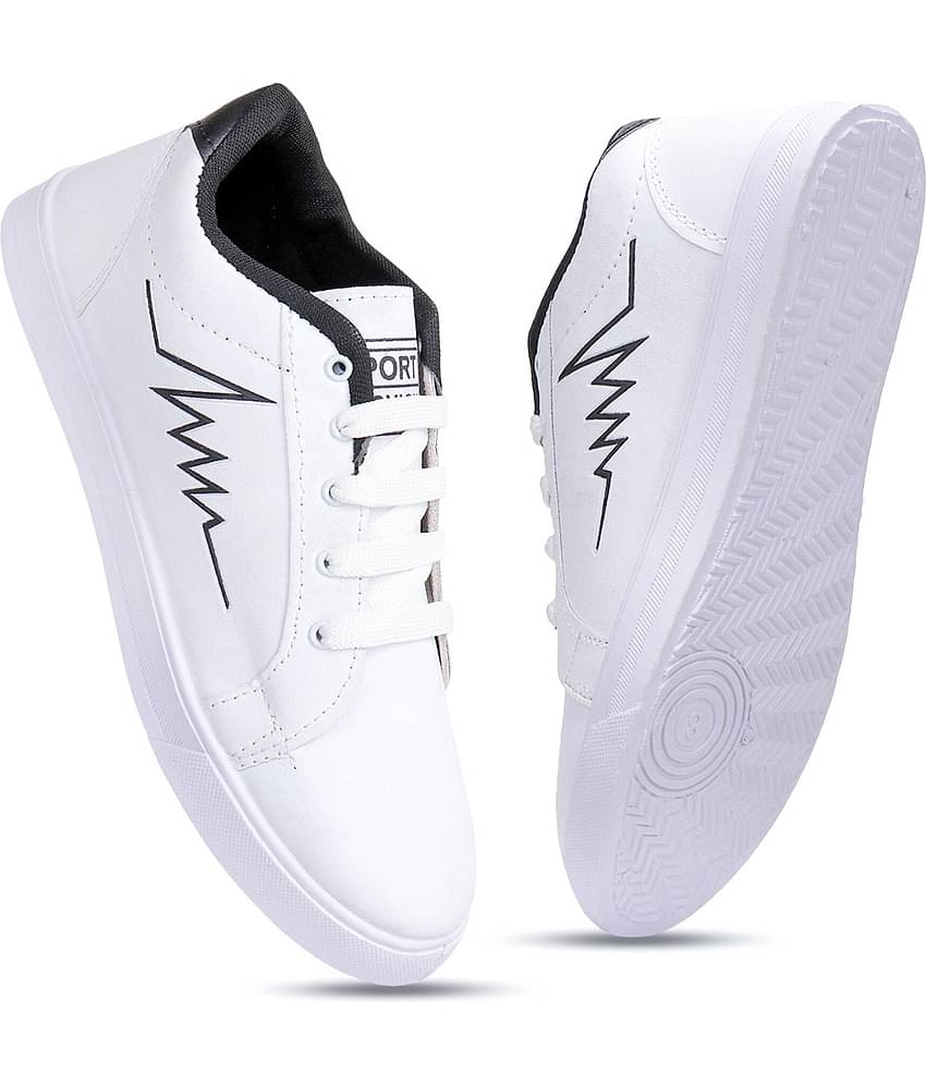 PENNEN Sports Walking Stylish White Men's Lifestyle Shoes
