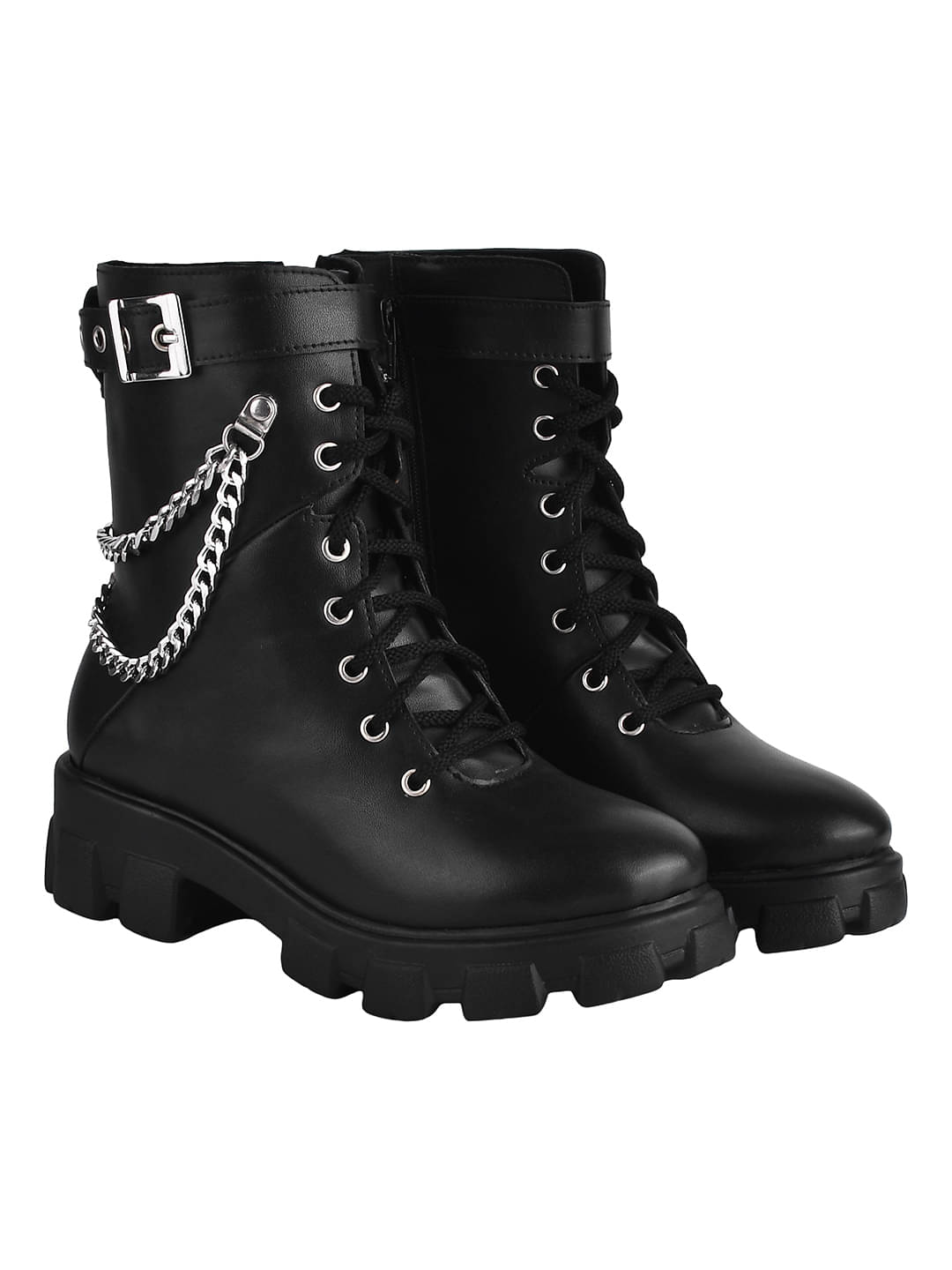     			Shoetopia Black Women's Ankle Length Boots