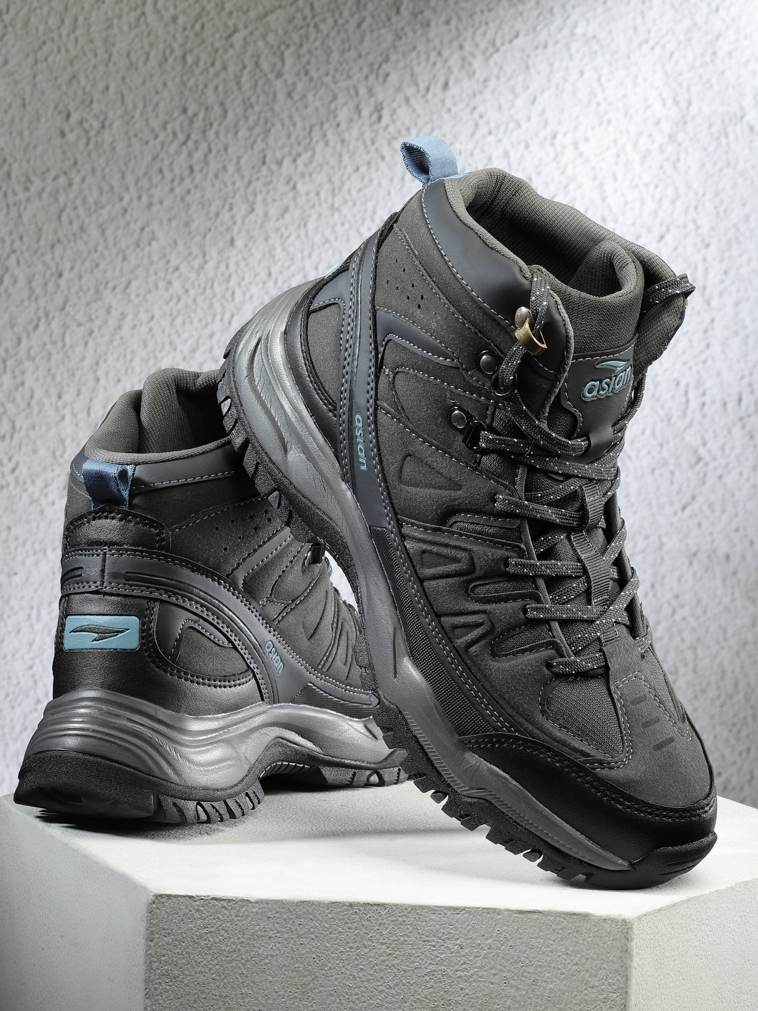     			ASIAN EVEREST-22 Dark Grey Men's Sneakers