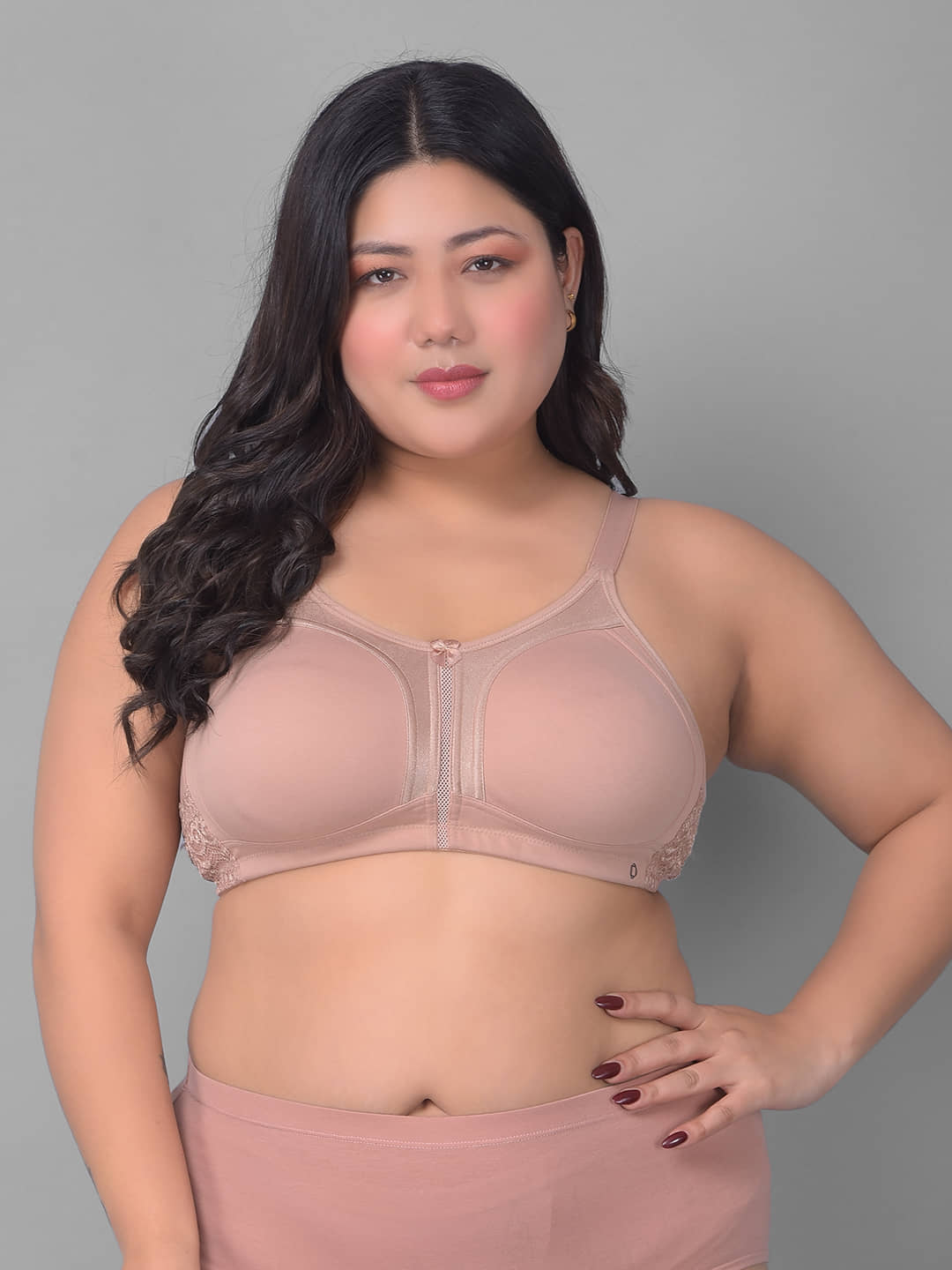 Dollar Missy Beige Cotton Non Padded Women's Everyday Bra ( Pack of 1 )