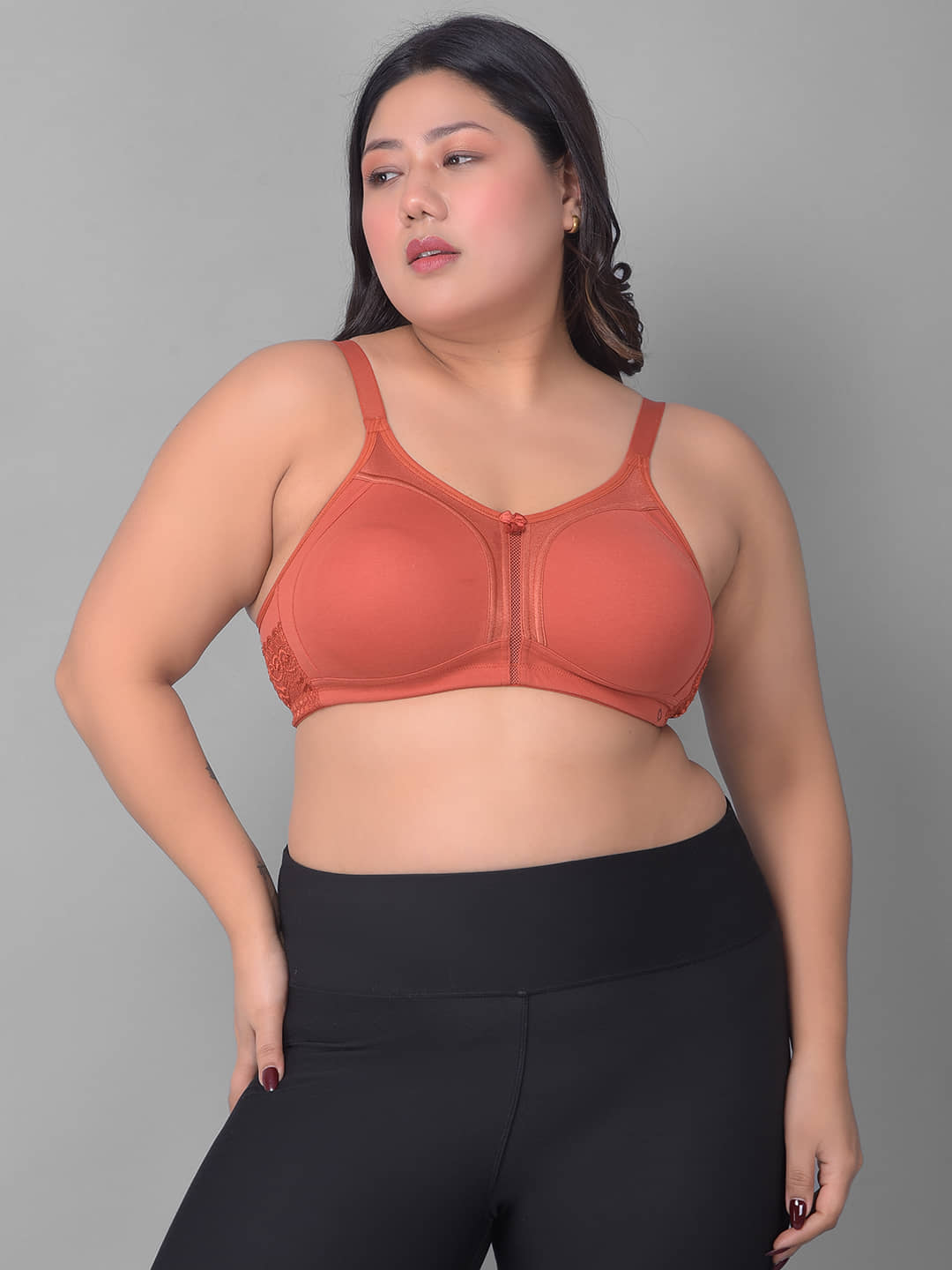 Dollar Missy Beige Cotton Non Padded Women's Everyday Bra ( Pack of 1 )