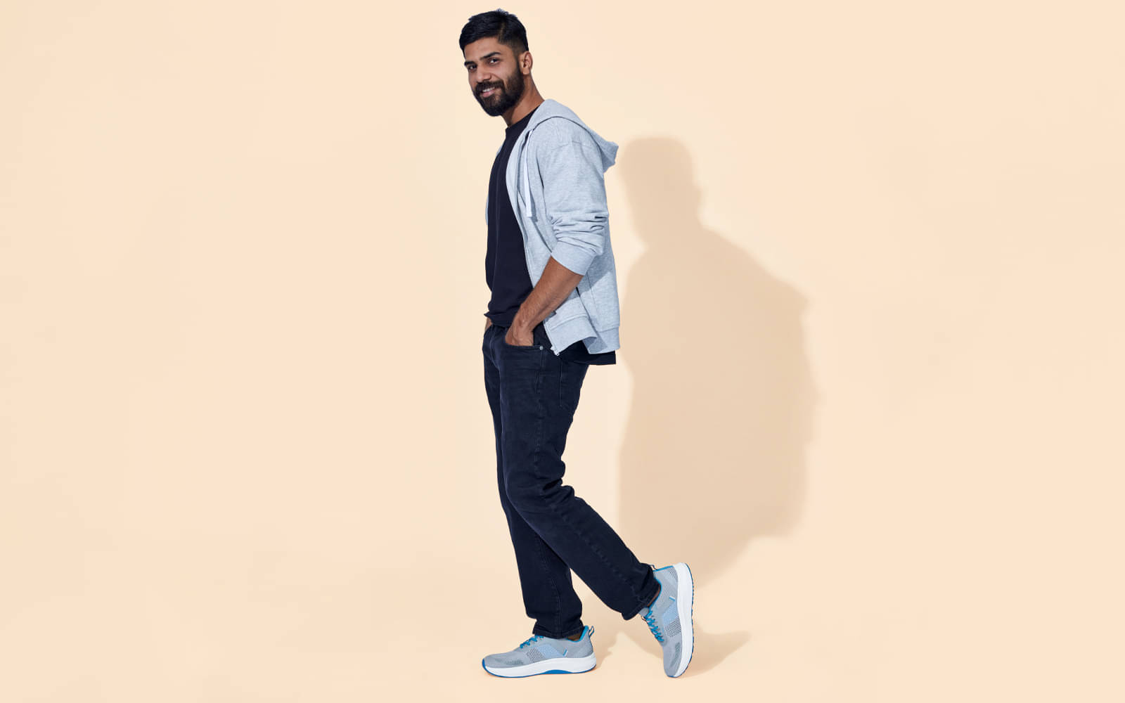     			Neeman's Blue Men's Sneakers