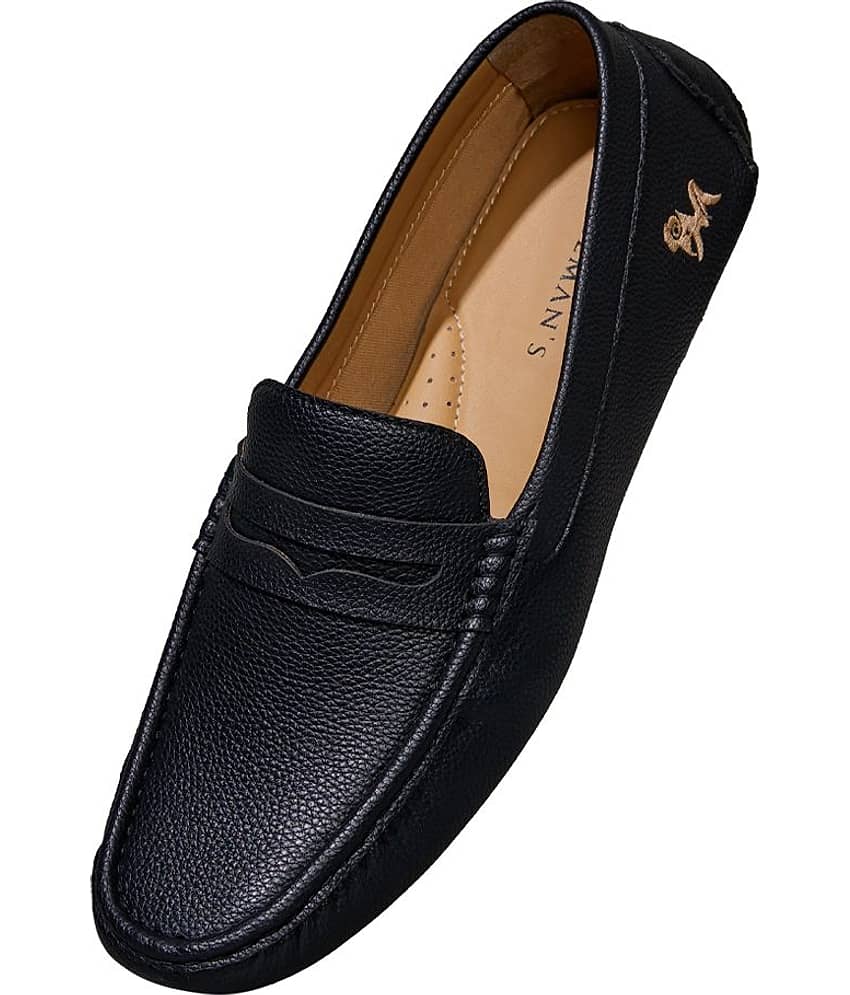 Neemans Dress Loafers Black Men's Driving Shoes - Formal Shoes | Buy online on ZillyBuy