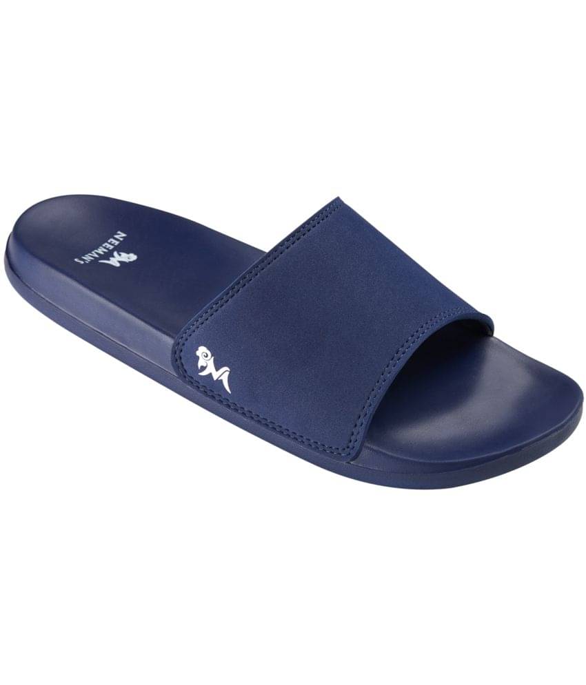 Neemans Eco Slides Navy Men's Slip-on Shoes Neemans Eco Slides Navy Men's Slip-on Shoes