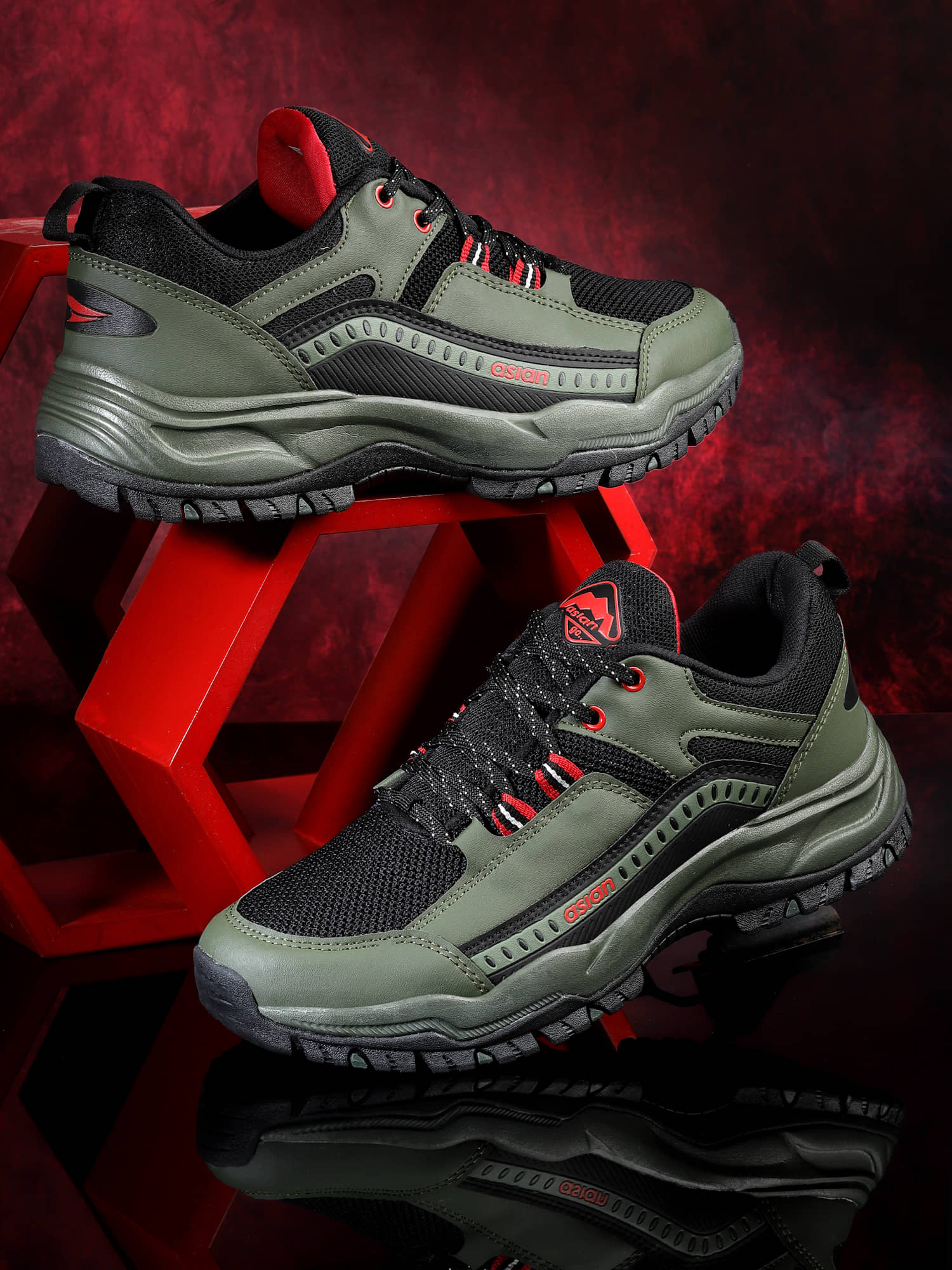 ASIAN EVEREST-01 Black Men's Sports Running Shoes - Sports Shoes | Buy online on ZillyBuy