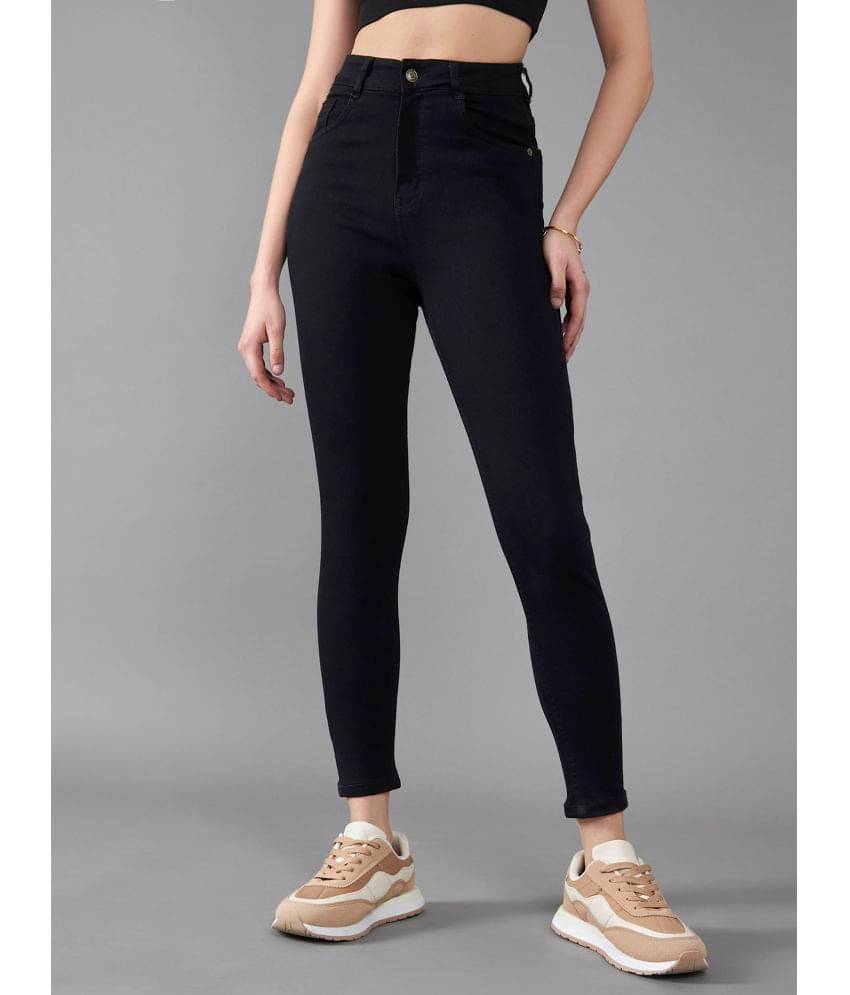    			Dolce Crudo - Black Denim Skinny Fit Women's Jeans ( Pack of 1 )