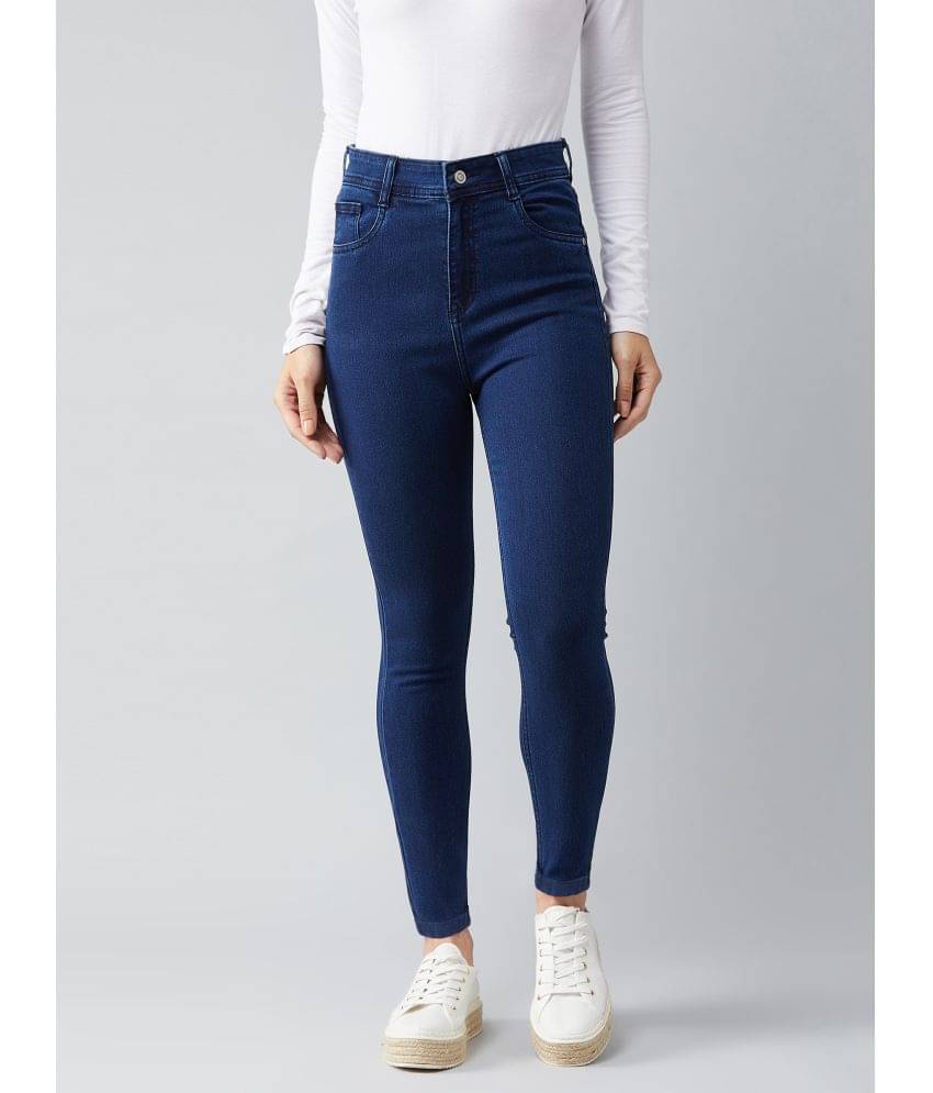     			Dolce Crudo - Navy Blue Denim Skinny Fit Women's Jeans ( Pack of 1 )
