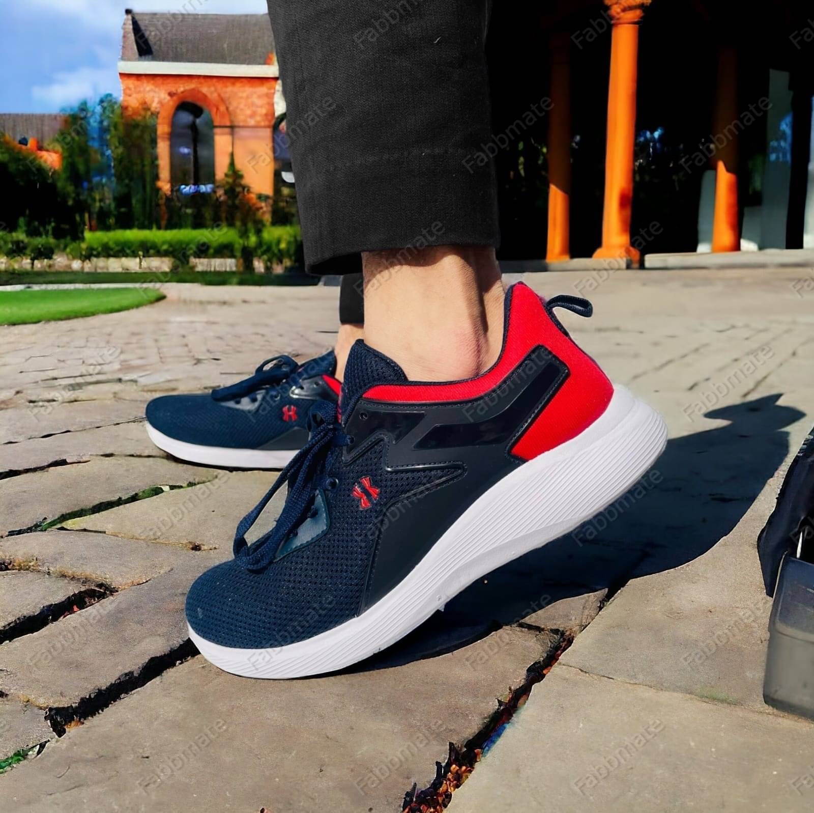     			Fabbmate Navy Men's Outdoor Shoes