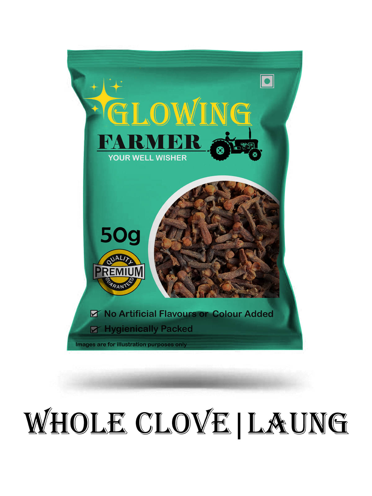 GLOWING FARMER Whole Cloves | Sabut Laung / Lavang 50 gm GLOWING FARMER Whole Cloves | Sabut Laung / Lavang 50 gm