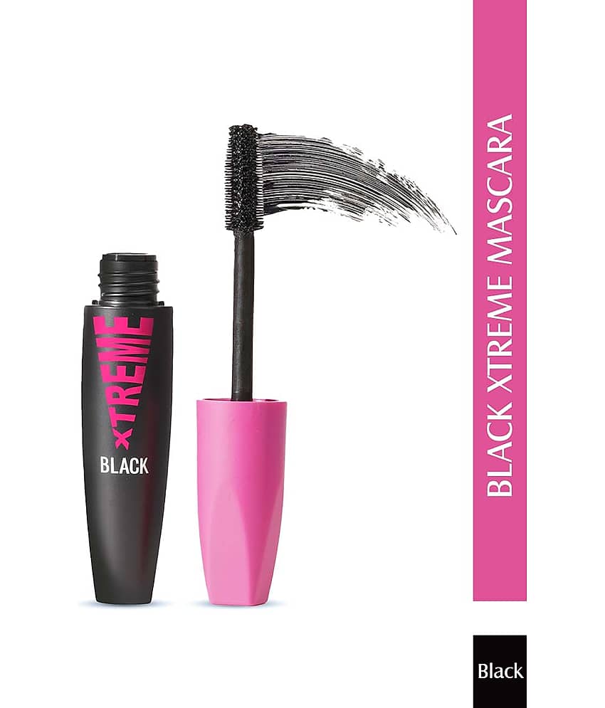 Glam21 Xtreme Black Mascara Waterproof 2X Stay Power NonClumping voluminous 2X Volume 10ml Black - Makeup - Eyes | Buy online on ZillyBuy