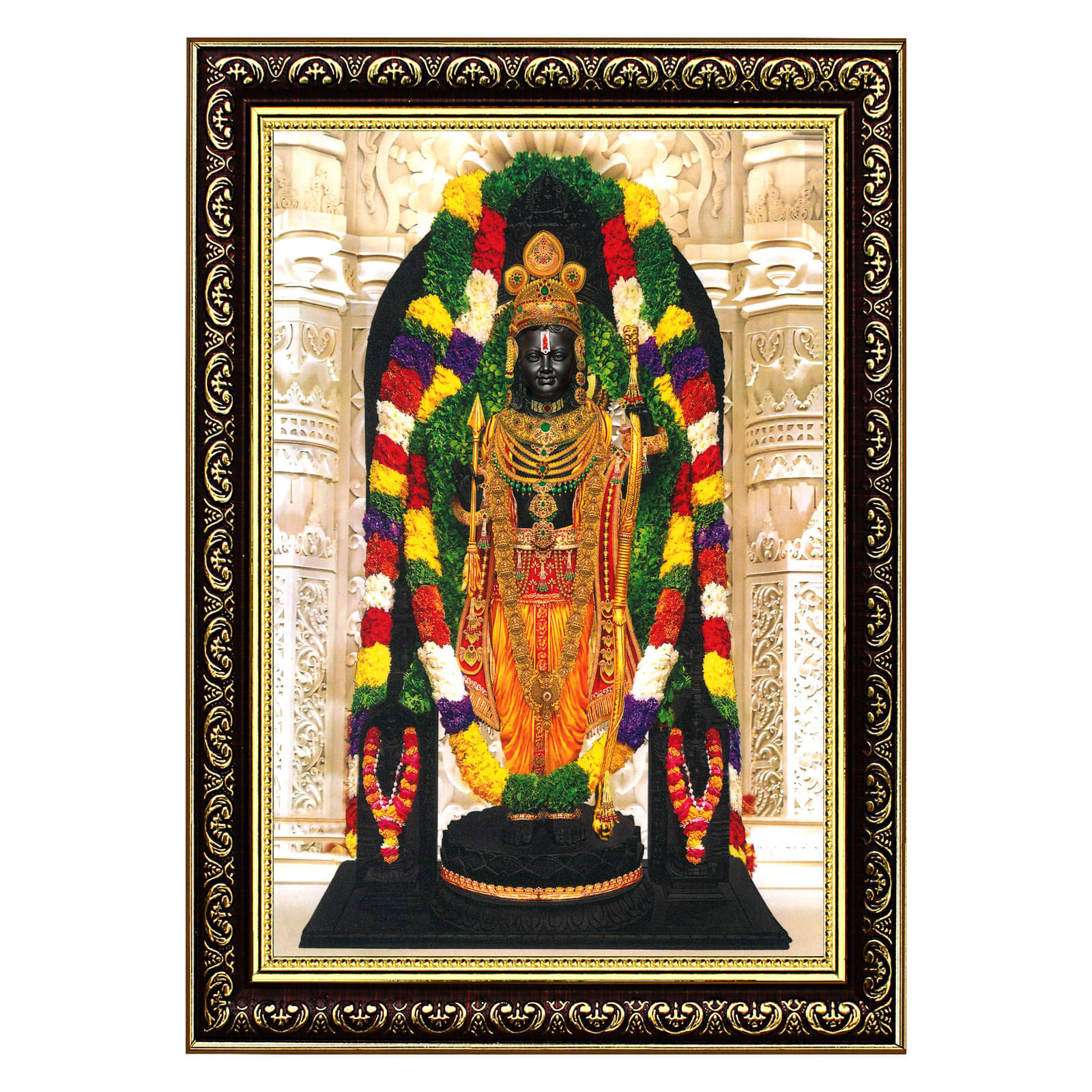     			Indianara Ram Lalla Religious Painting With Frame