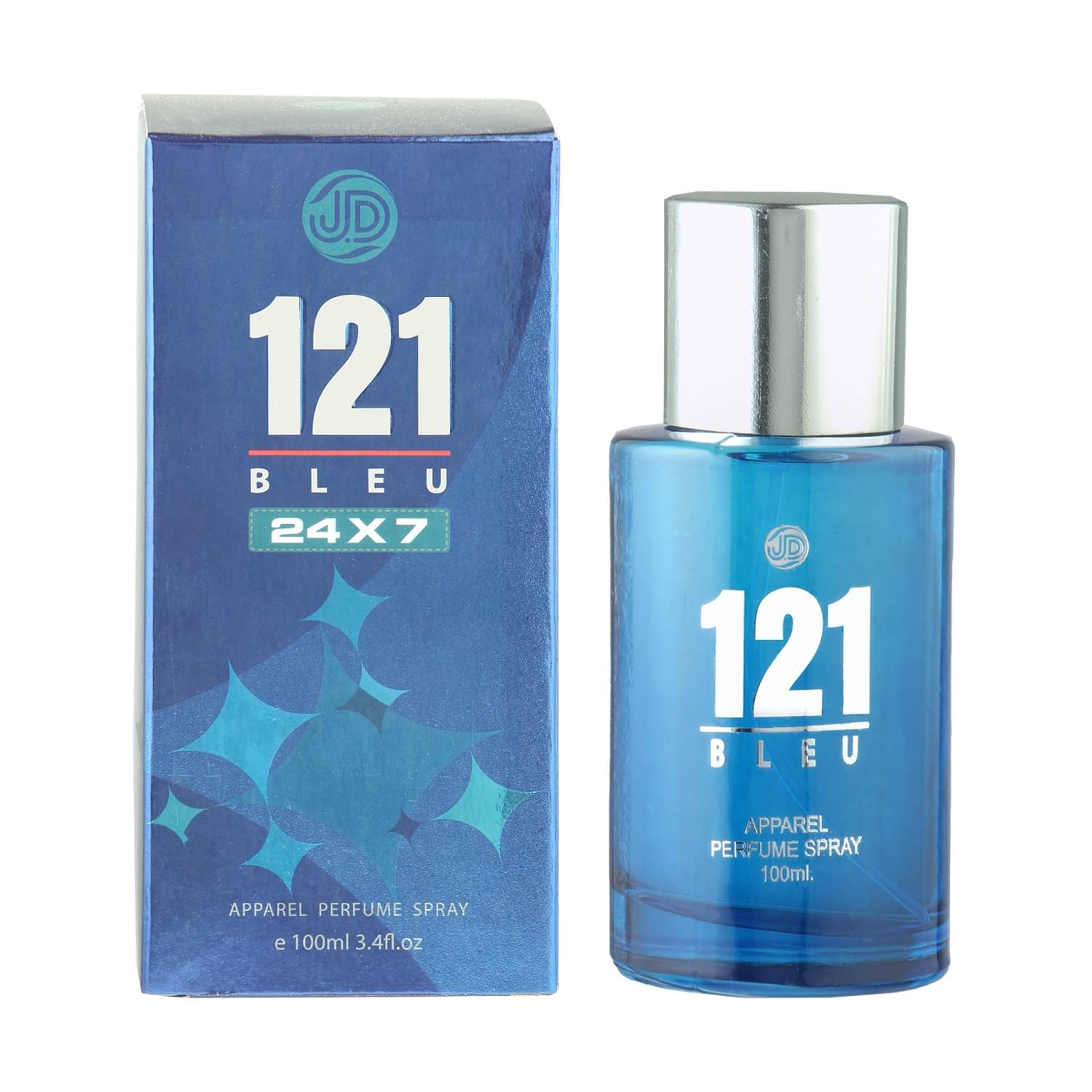     			JD INTERNATIONAL 121 BLUE Apparel Perfume For Men & Women Perfume 100 ml (Pack of 1)