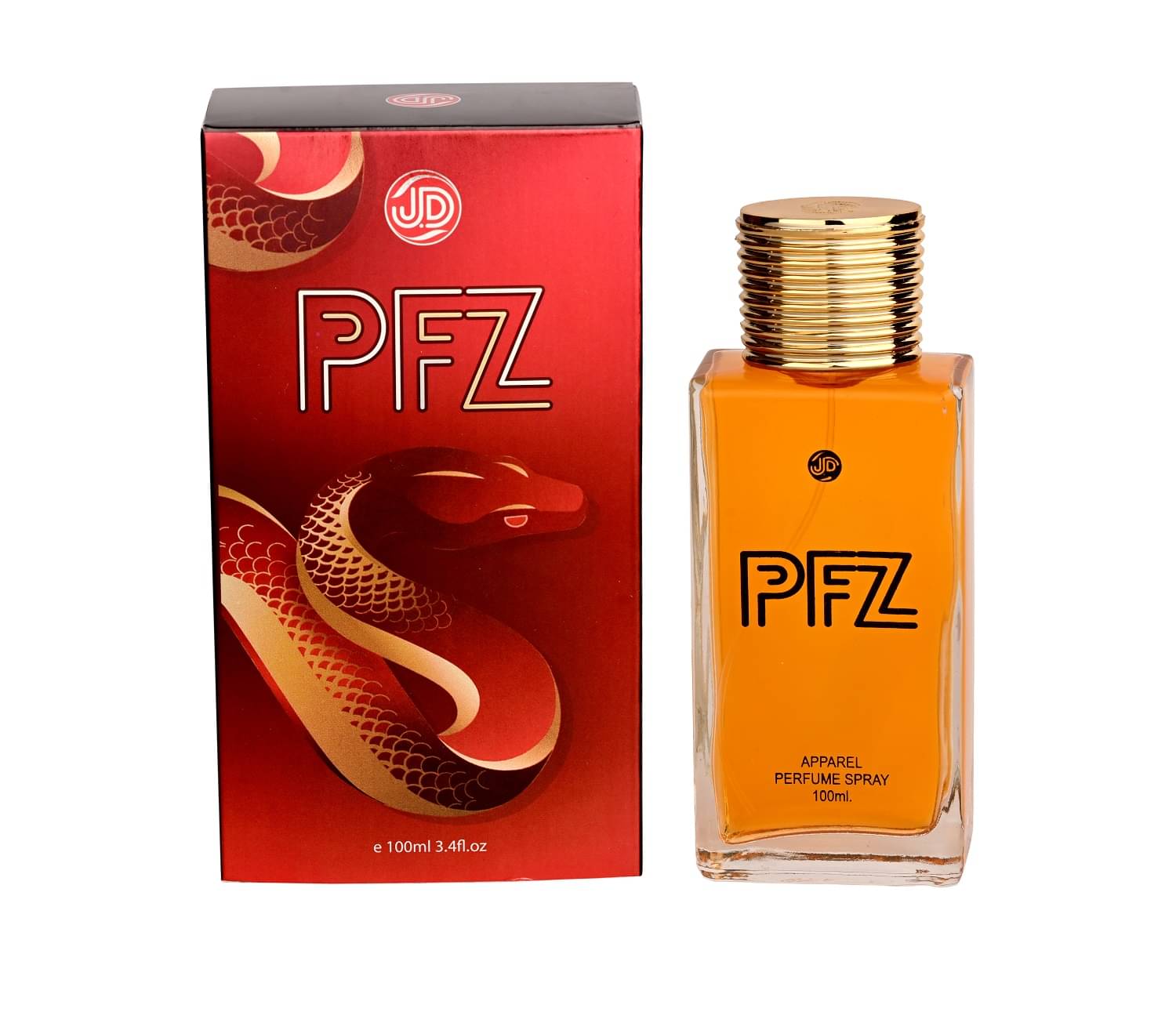     			JD INTERNATIONAL PFZ Apparel Perfume For Men & Women Long Lasting Perfume 100 ml (Pack of 1)