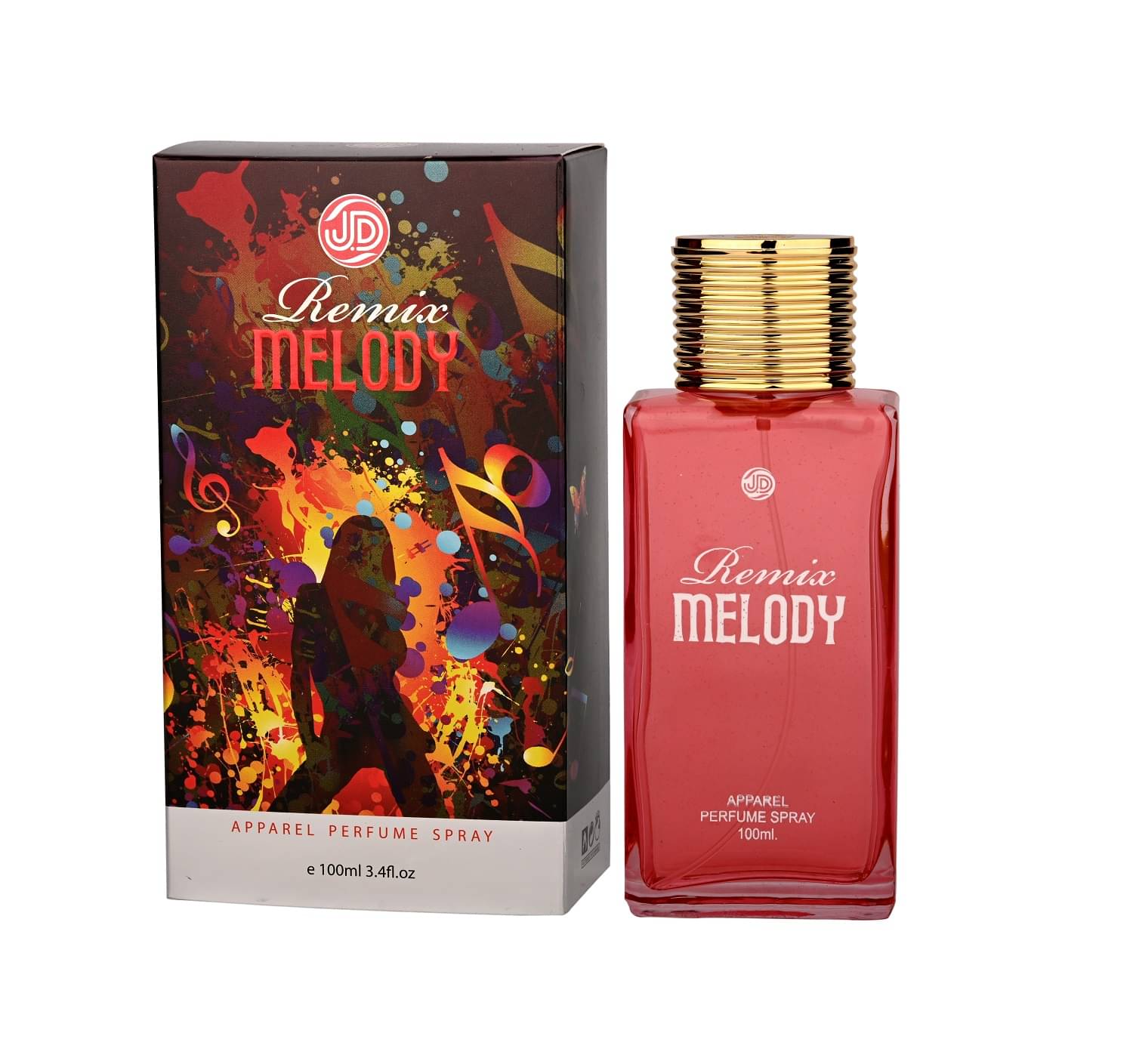     			JD INTERNATIONAL REMIX MELODY Apparel Perfume For Men & Women Perfume 100 ml (Pack of 1)