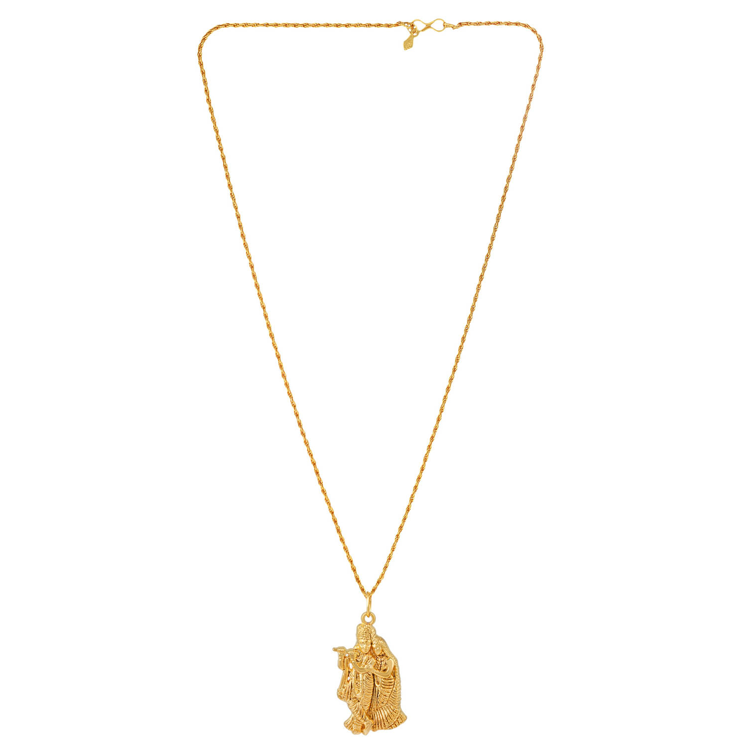 Memoir Gold Religious Pendant With Chain ( Pack of 1 ) Memoir Gold Religious Pendant With Chain ( Pack of 1 )