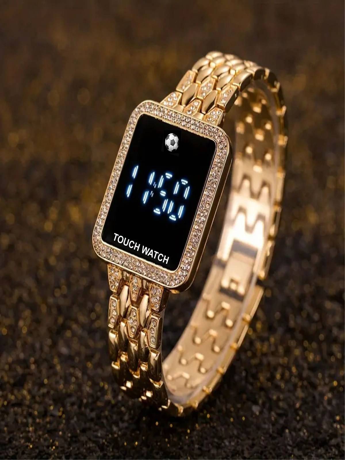     			Renaissance Traders Rose Gold Metal Digital Womens Watch
