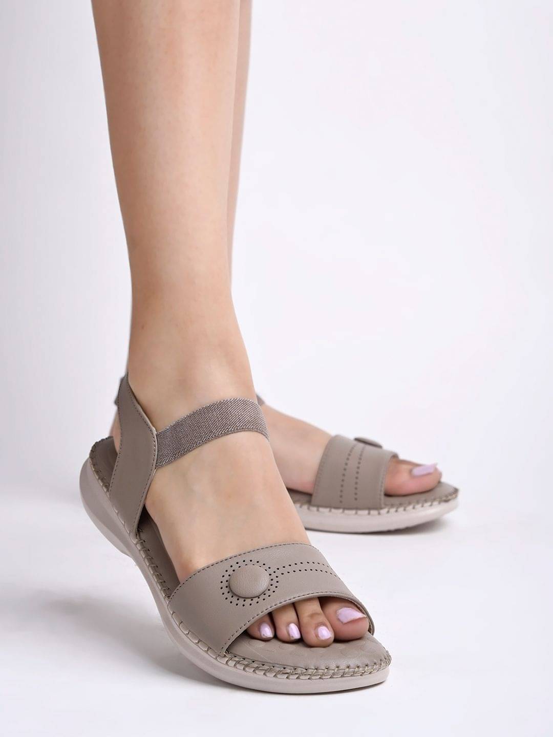     			Shoetopia Brown Women's Sandal Heels