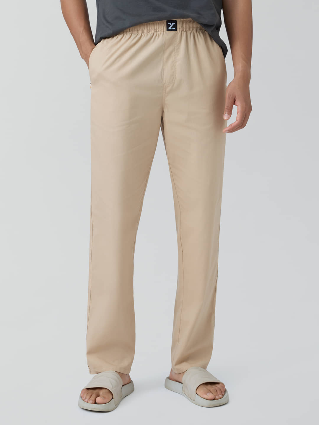 XYXX Pack of 1 Pyjama For Men's ( Beige )