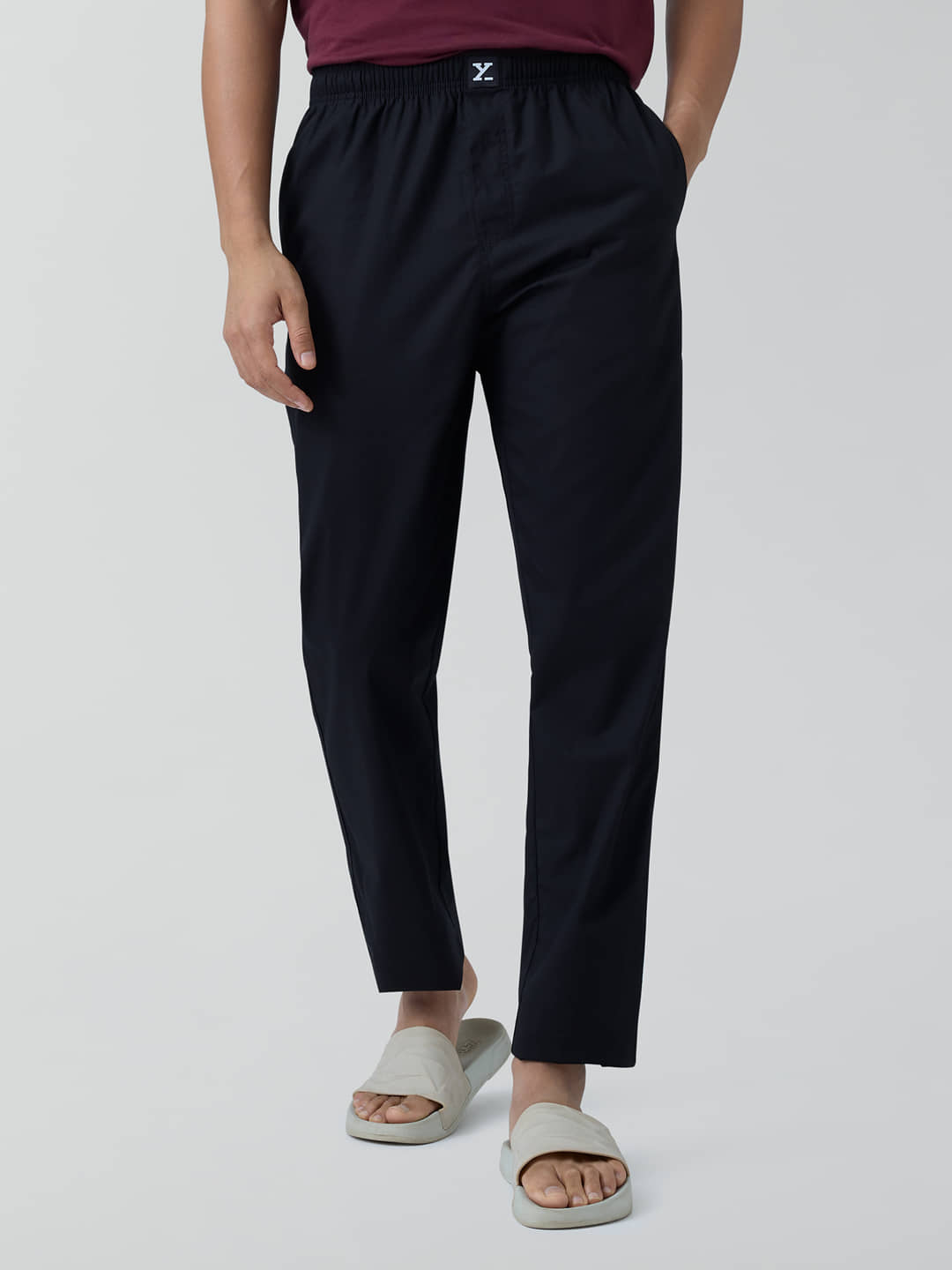 XYXX Pack of 1 Pyjama For Men's ( Black )