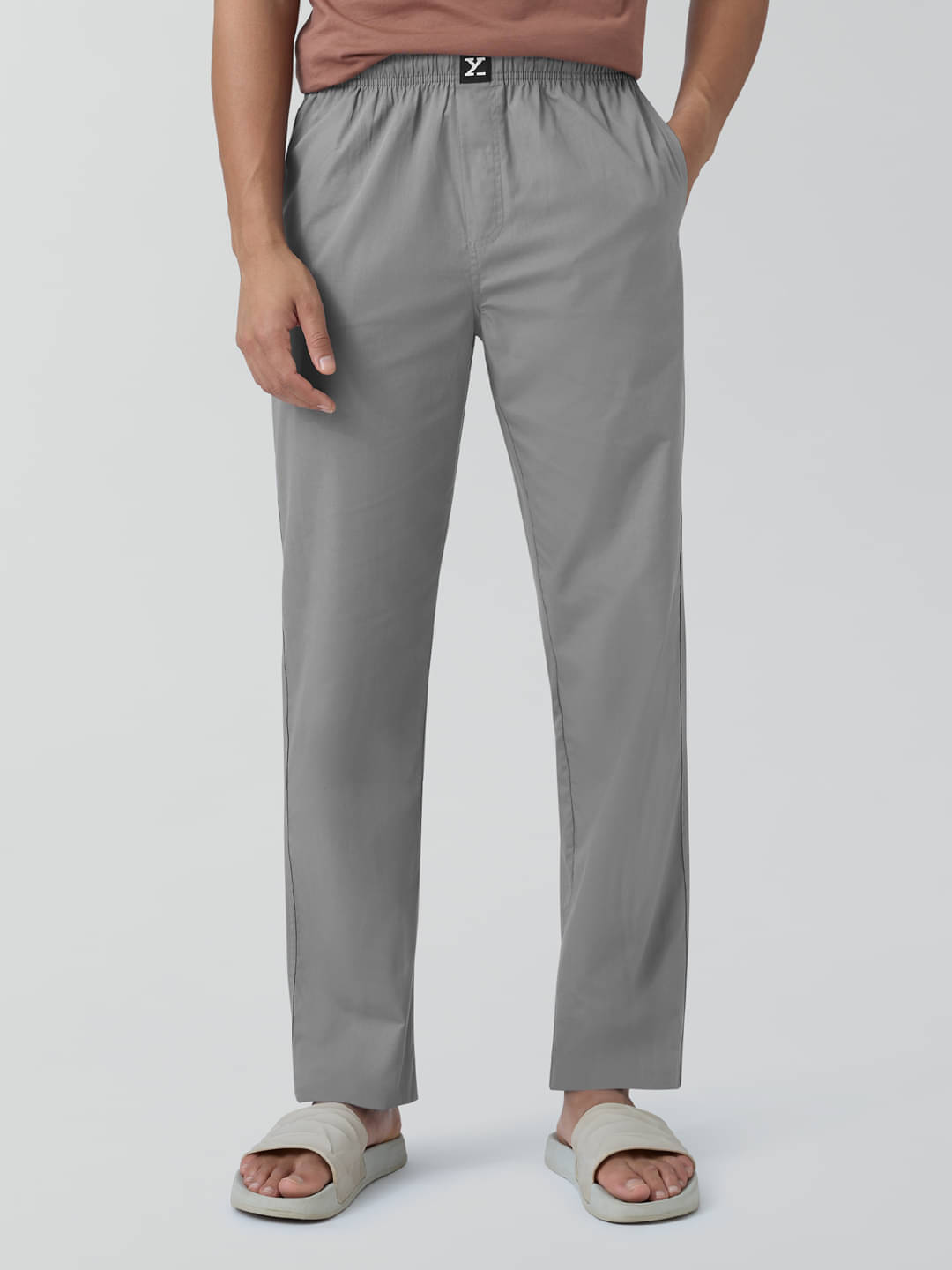     			XYXX Pack of 1 Pyjama For Men's ( Grey )