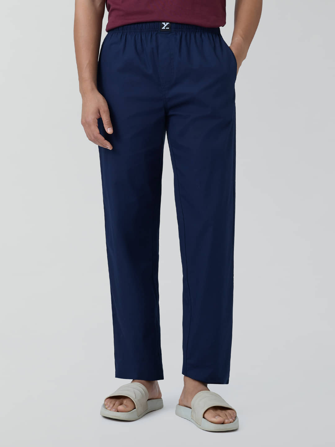 XYXX Pack of 1 Pyjama For Men's ( Navy )