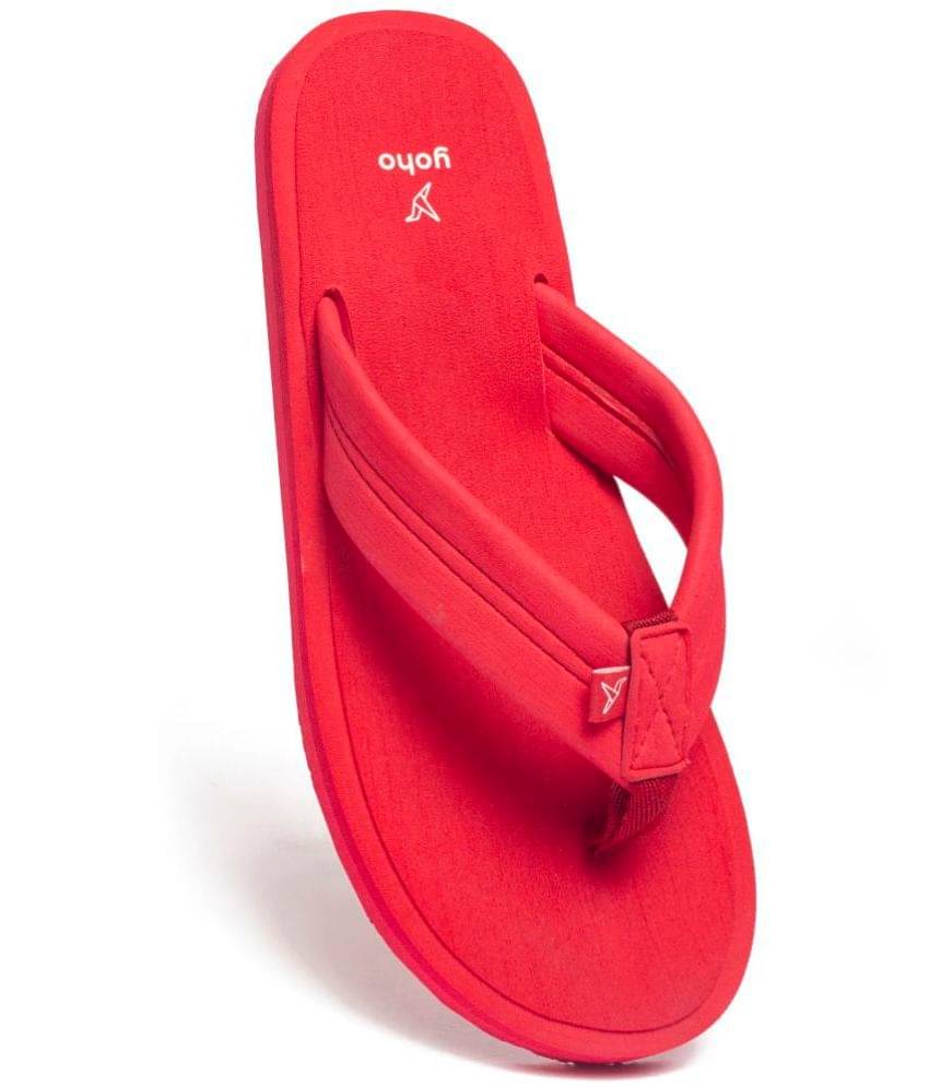     			Yoho Red Women's Slipper