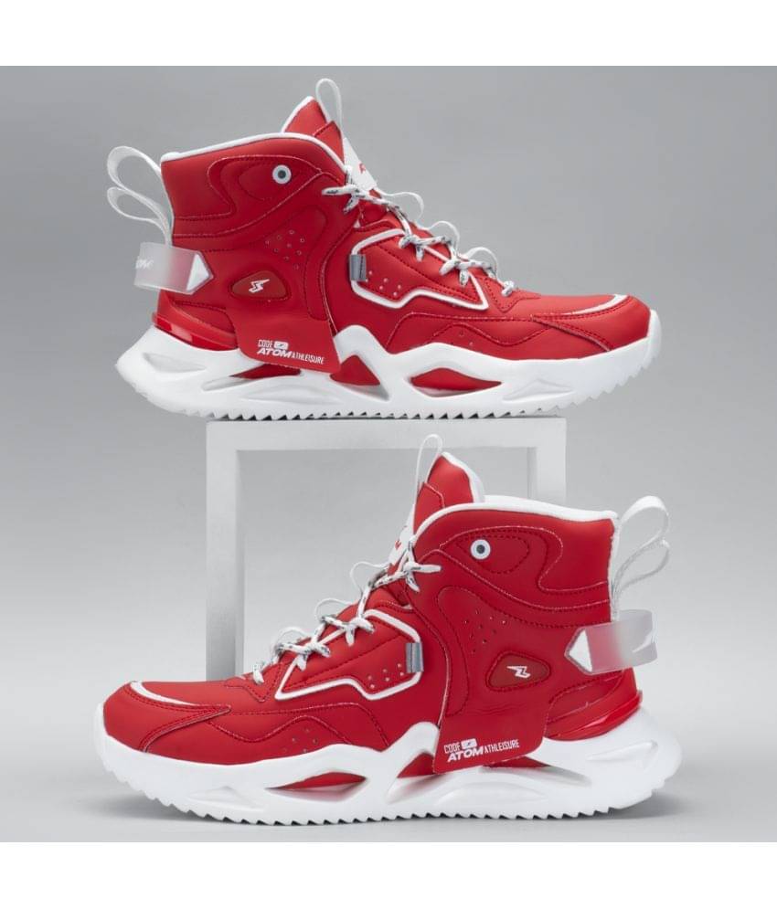     			ATOM Chroma Kick Red Men's Sneakers