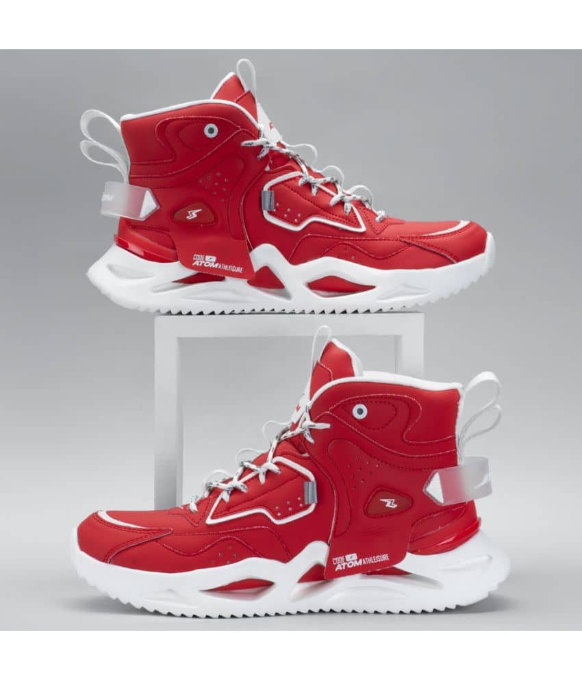 ATOM Chroma Kick Red Men's Sneakers - Casual Shoes | Buy online on ZillyBuy