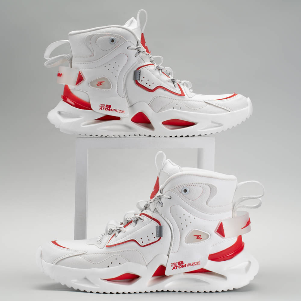     			ATOM Chroma Kick White Men's Sneakers
