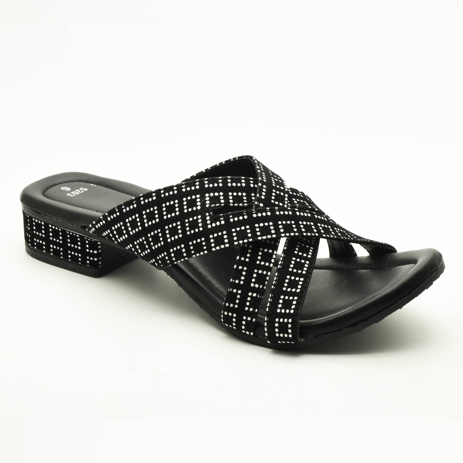     			IndiForce Black Women's Flats