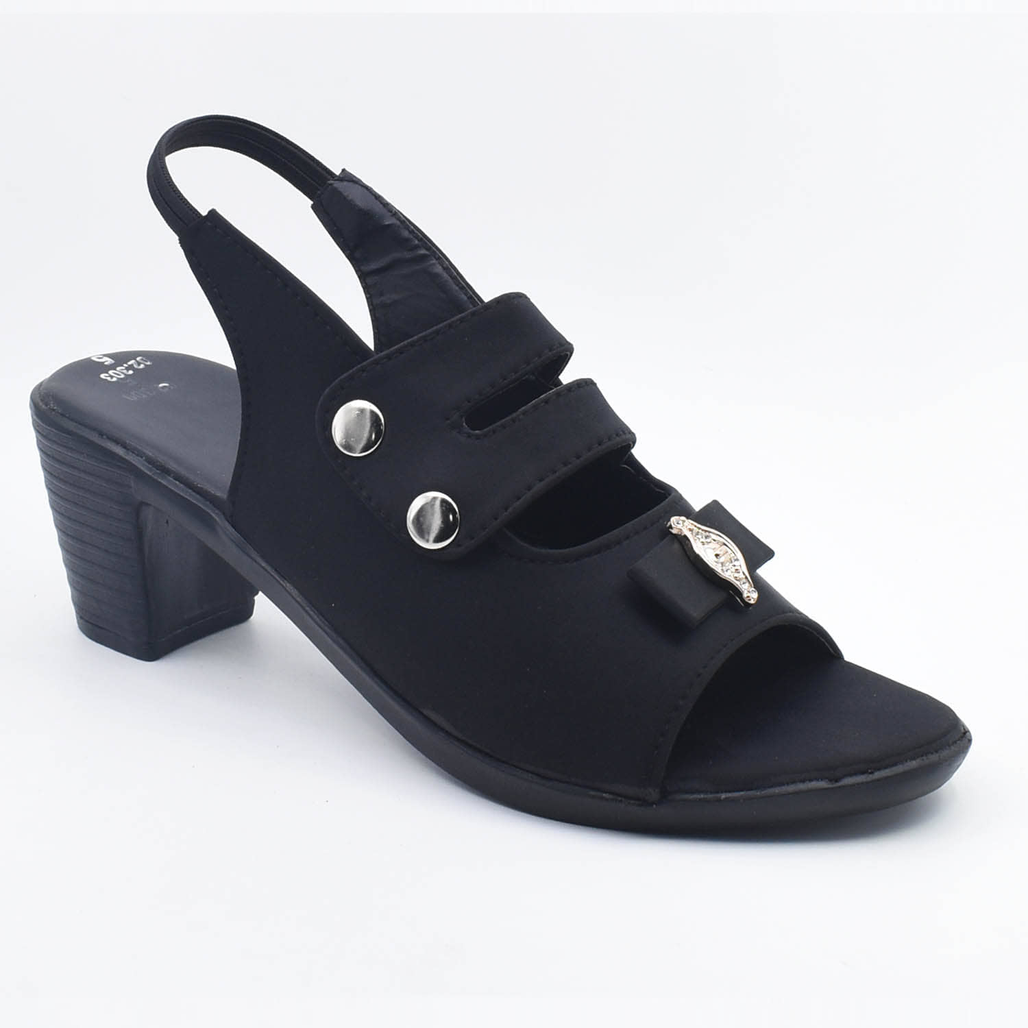 IndiForce Black Women's Sandal Heels - Heels | Buy online on ZillyBuy