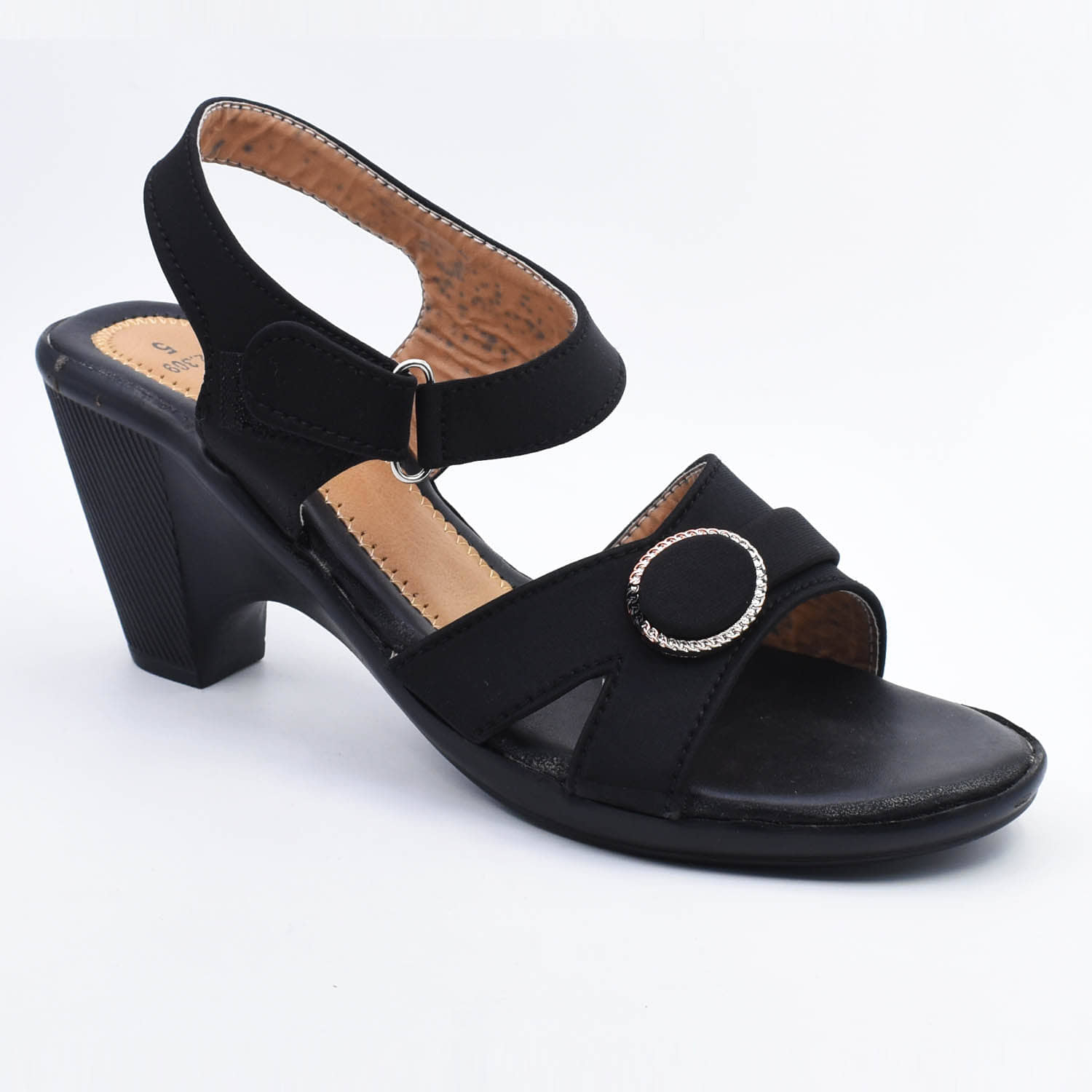 IndiForce Black Women's Sandal Heels - Heels | Buy online on ZillyBuy
