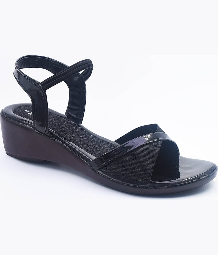 IndiForce Black Women's Sandal Heels - Heels | Buy online on ZillyBuy