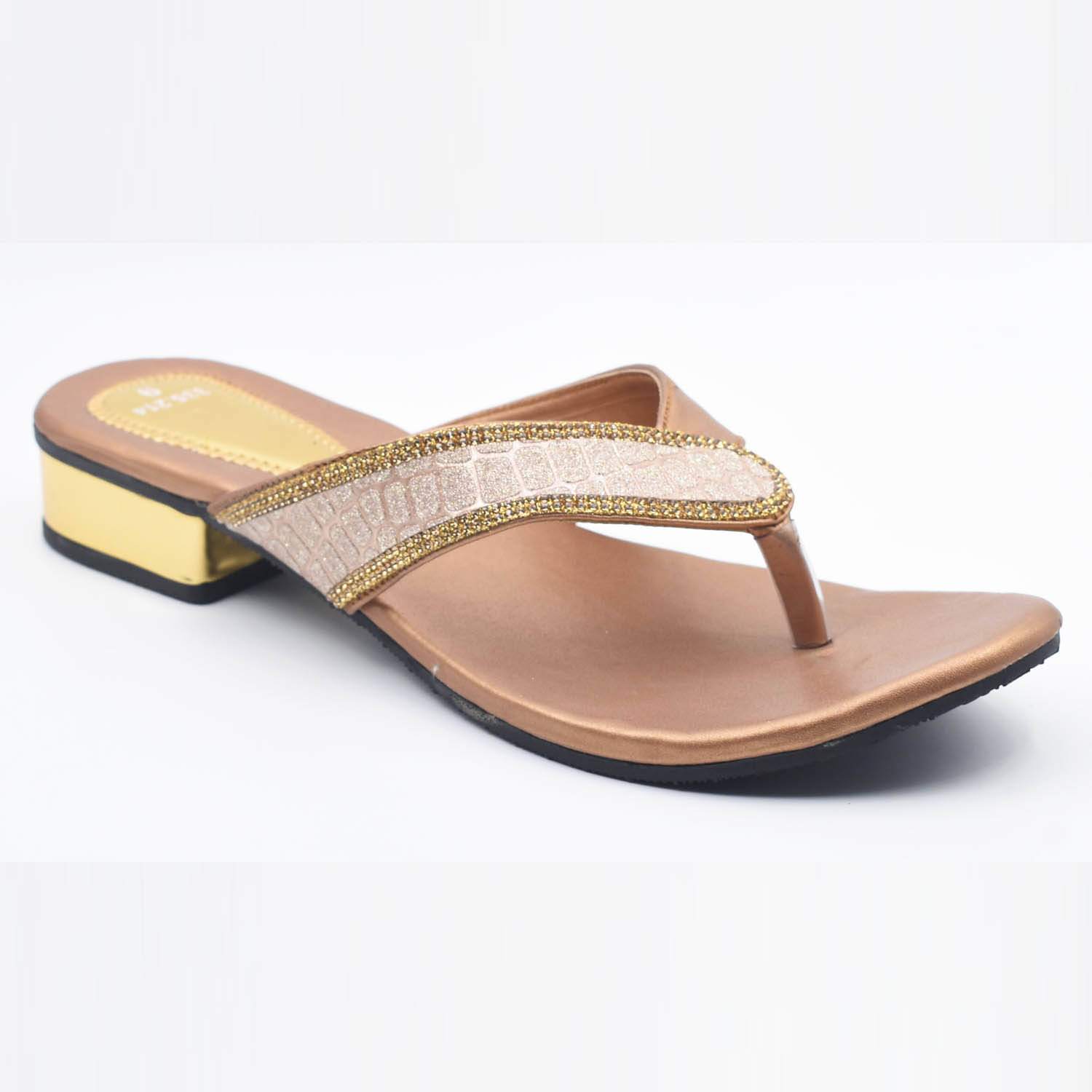     			IndiForce Brown Women's Flats