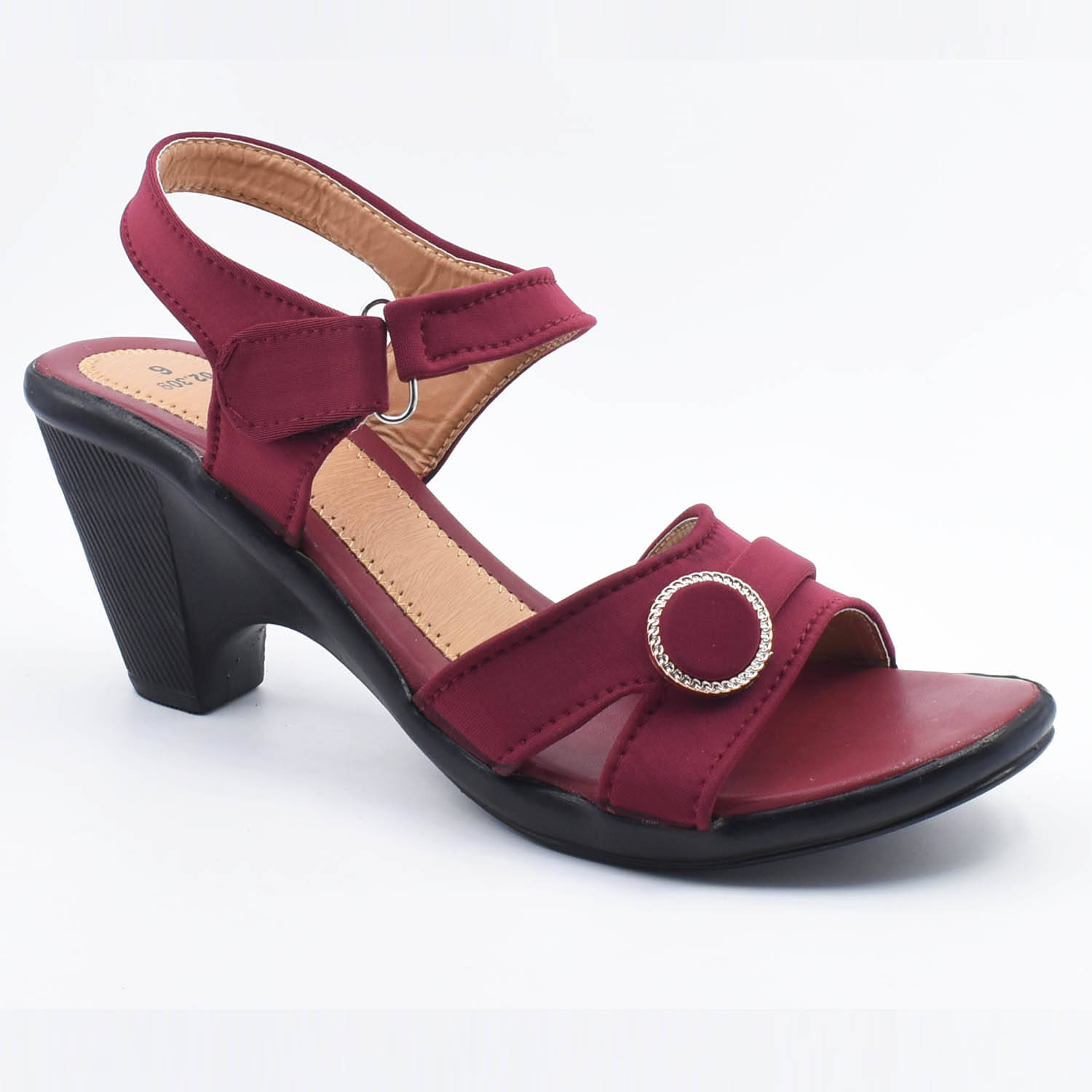     			IndiForce Red Women's Sandal Heels