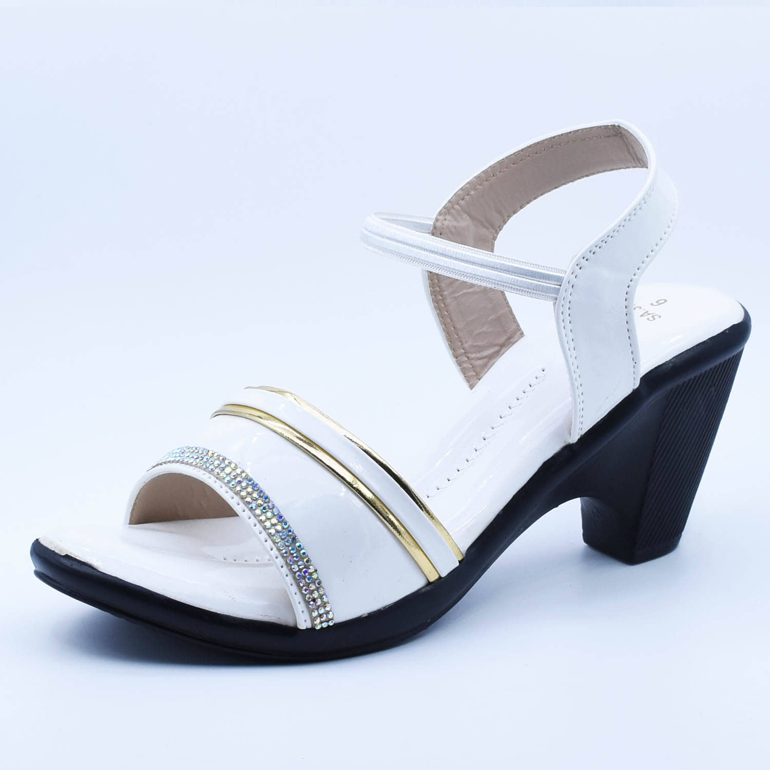 IndiForce White Women's Sandal Heels - Heels | Buy online on ZillyBuy