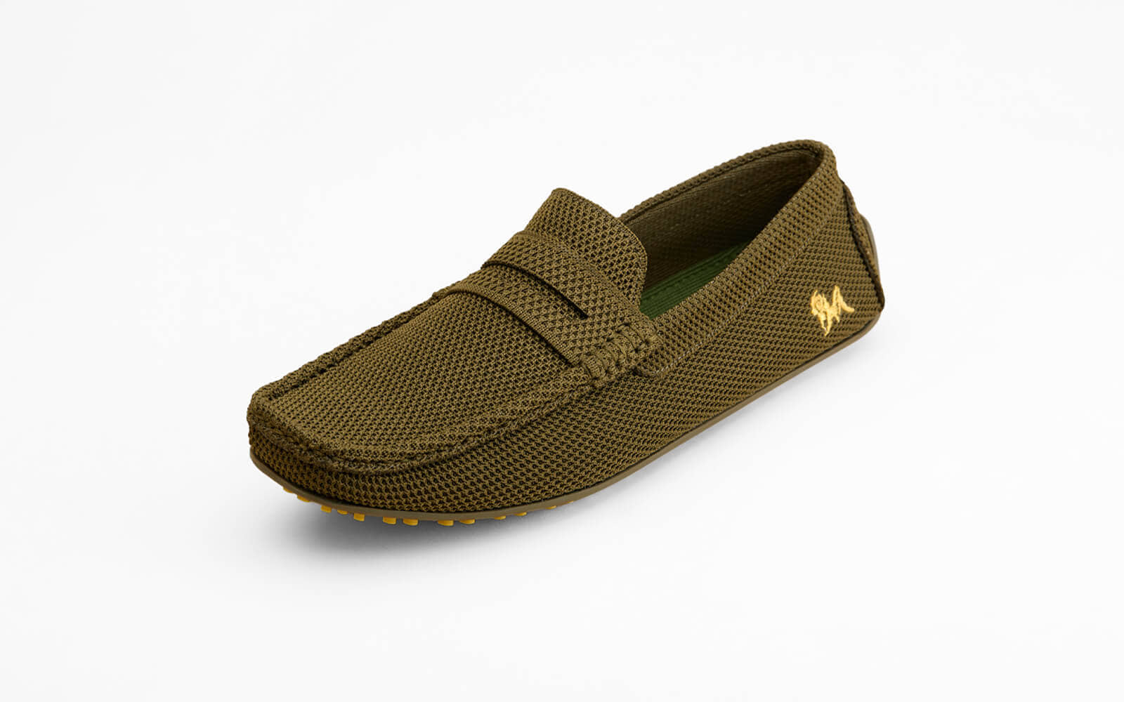 Neemans Knit Loafers Olive Men's Penny Shoes - Formal Shoes | Buy online on ZillyBuy