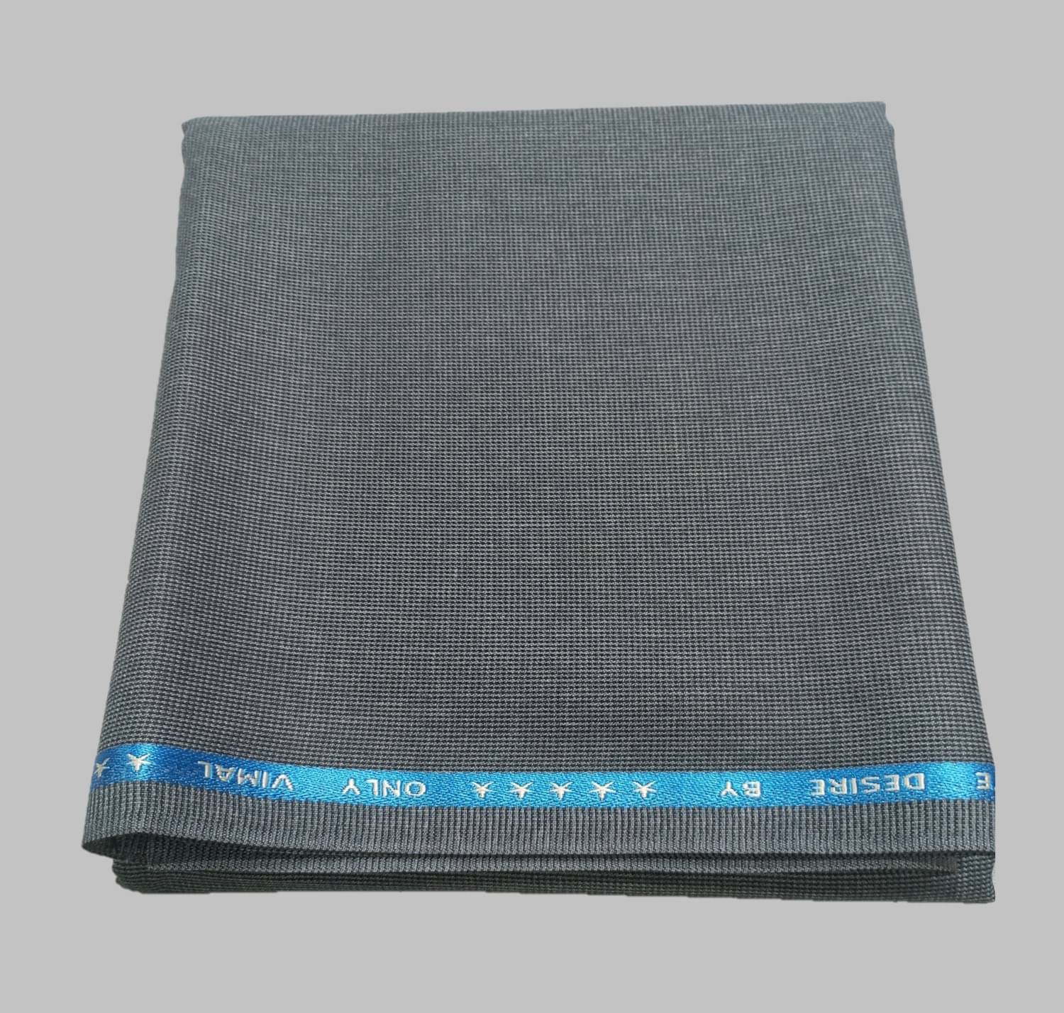 ONLY VIMAL Grey Polyester Blend Men's Unstitched Pant Piece ( Pack of 1 ) ONLY VIMAL Grey Polyester Blend Men's Unstitched Pant Piece ( Pack of 1 )