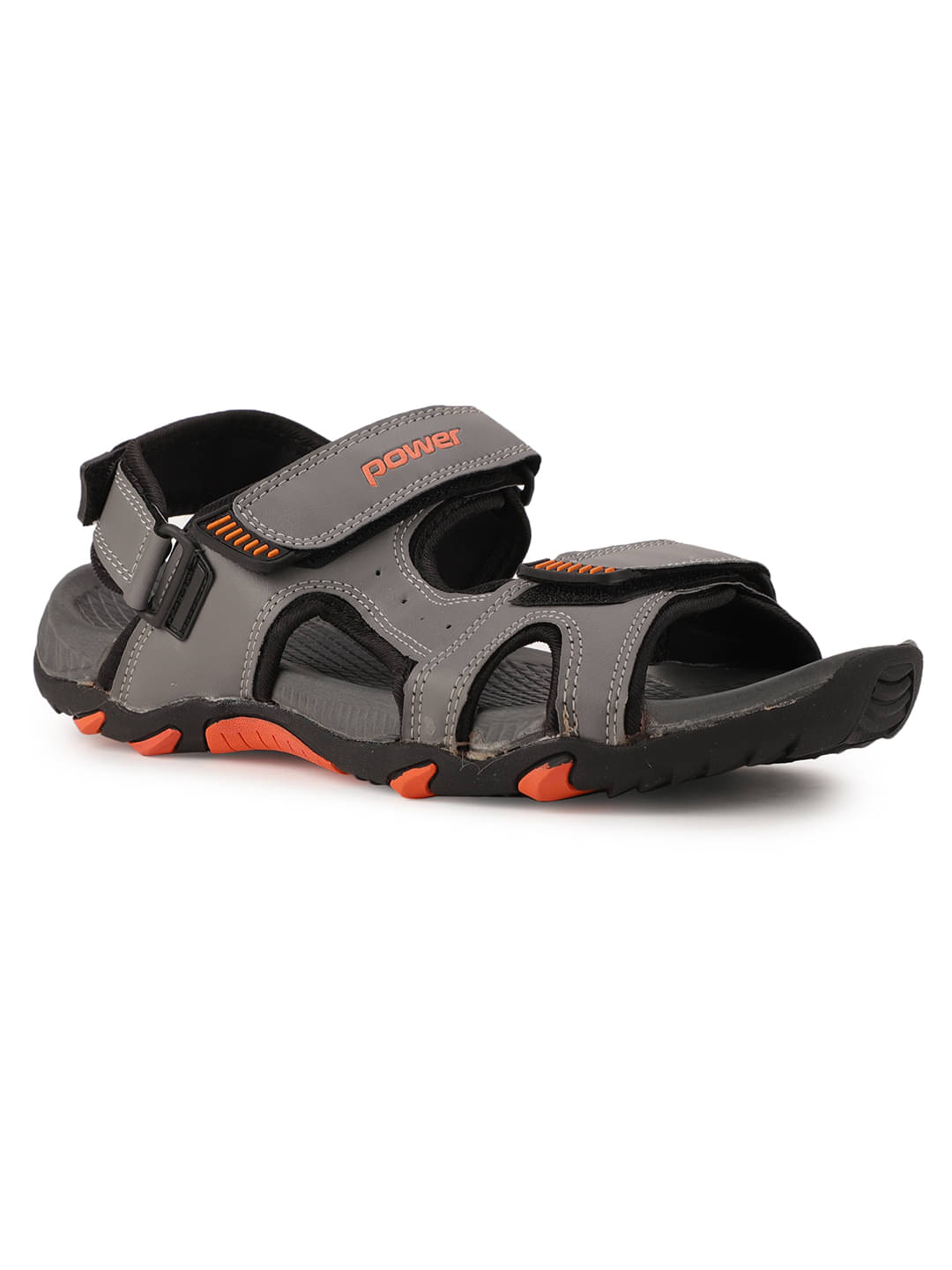 Power by BATA - Grey Men's Floater Sandals Power by BATA - Grey Men's Floater Sandals