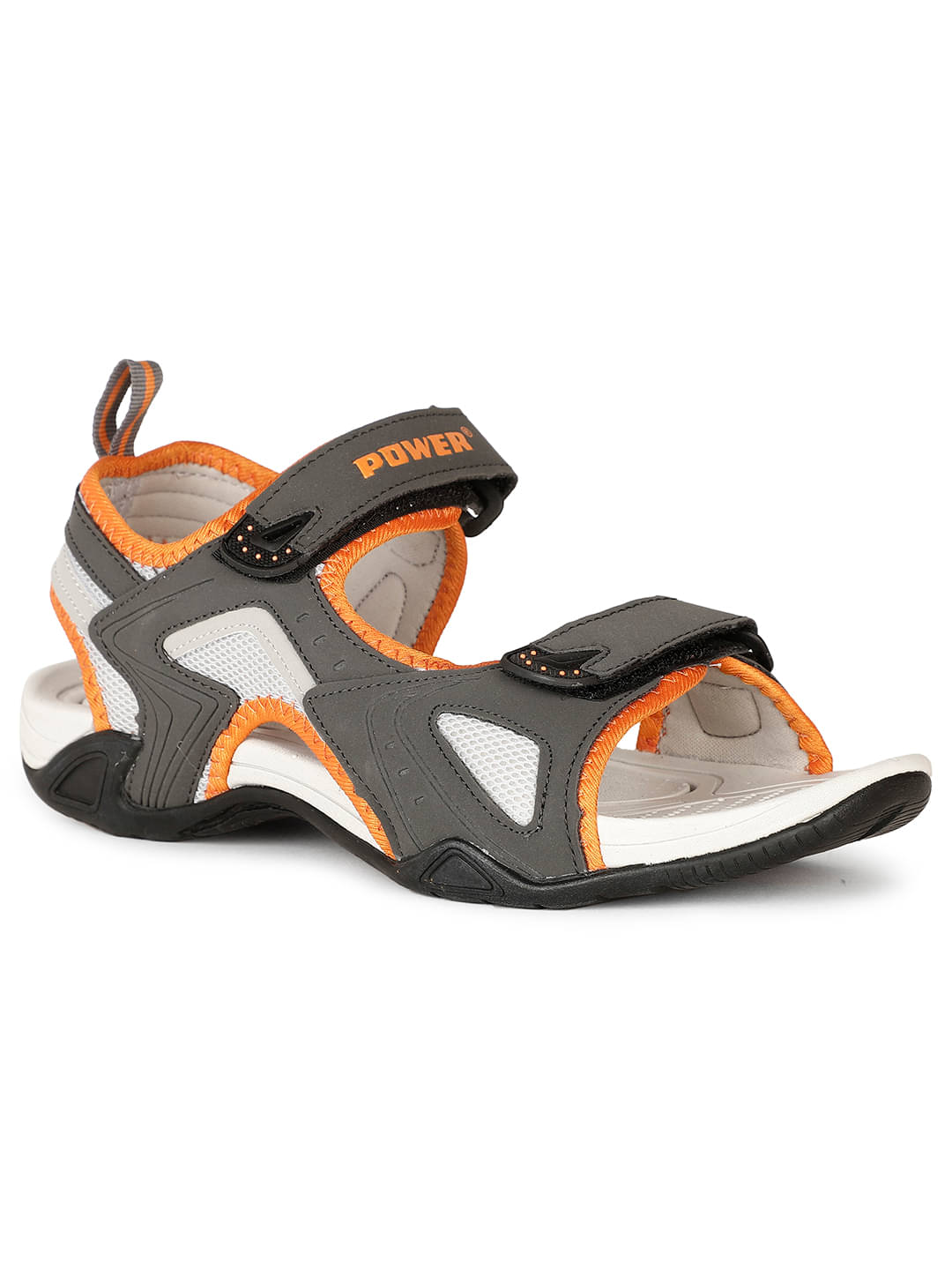 Power by BATA - Grey Men's Floater Sandals Power by BATA - Grey Men's Floater Sandals