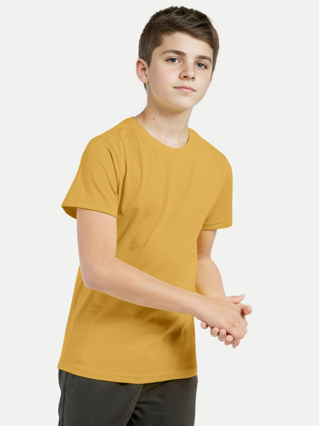     			Radprix Pack of 3 Boys Cotton Blend T-Shirt ( Yellow )