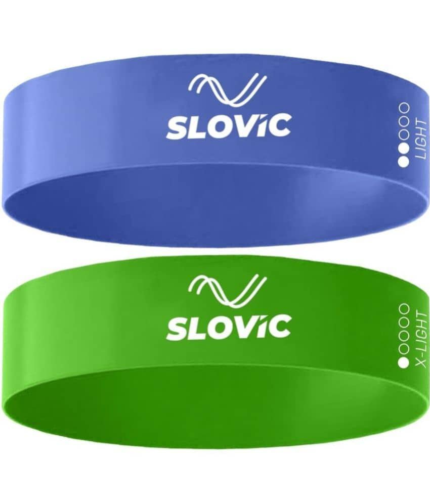 Slovic Rubber Compact Resistance Band Blue - Heavy Resistance - Sports and Fitness Equipment | Buy online on ZillyBuy